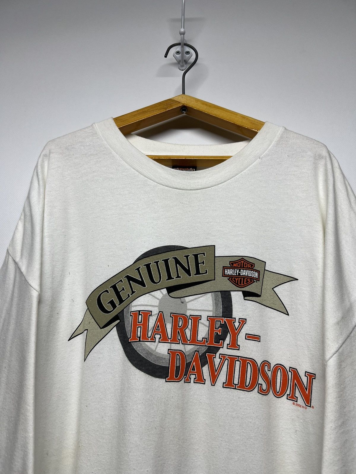 Harley Davidson × Vintage Vintage Y2k Harley Davidson Genuine T-Shirt 00’s Size US XXL / EU 58 / 5 - 1 Thumbnail