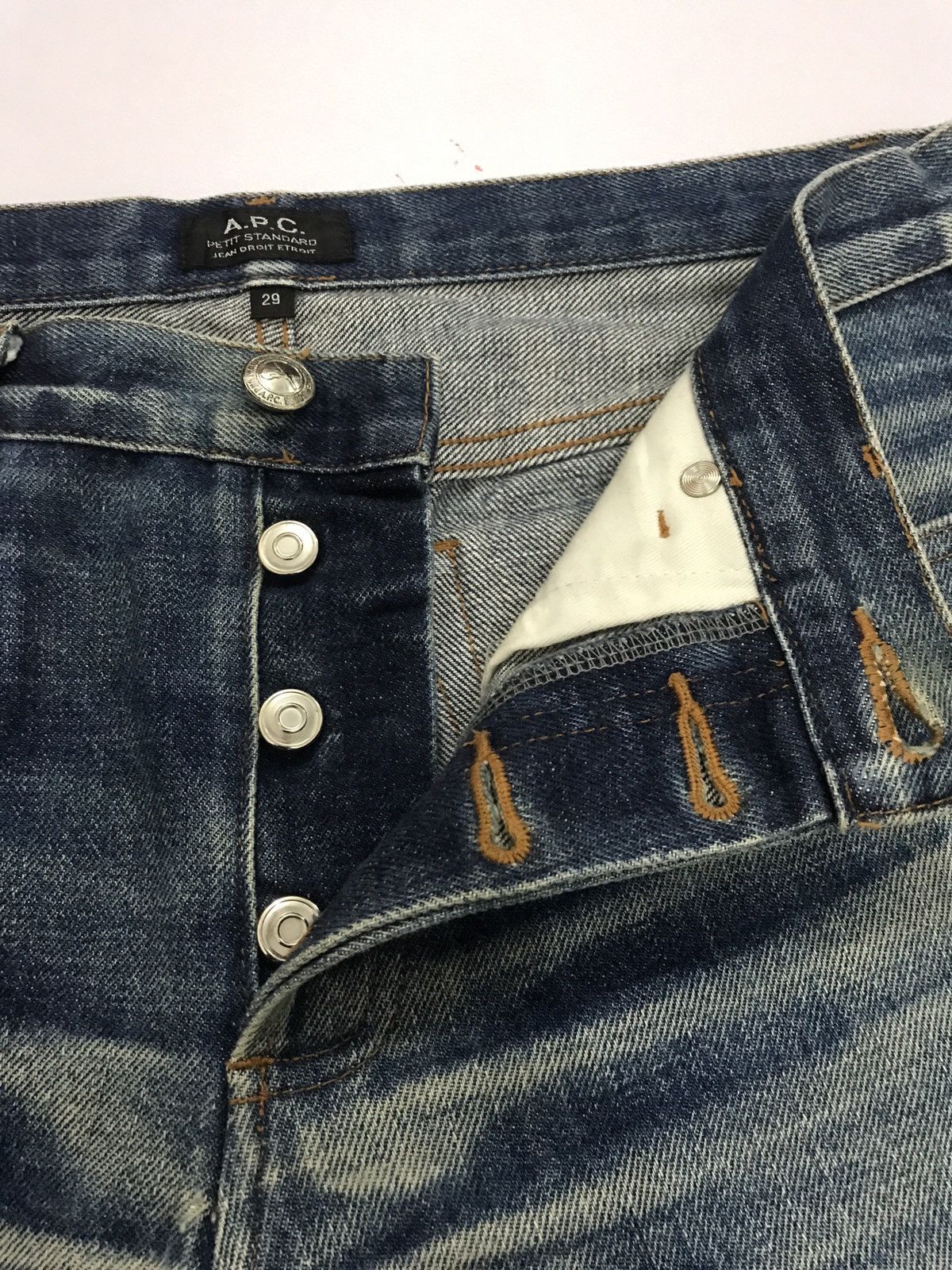 A.P.C. Vintage A.P.C. Distress Jean Size US 30 / EU 46 - 10 Thumbnail