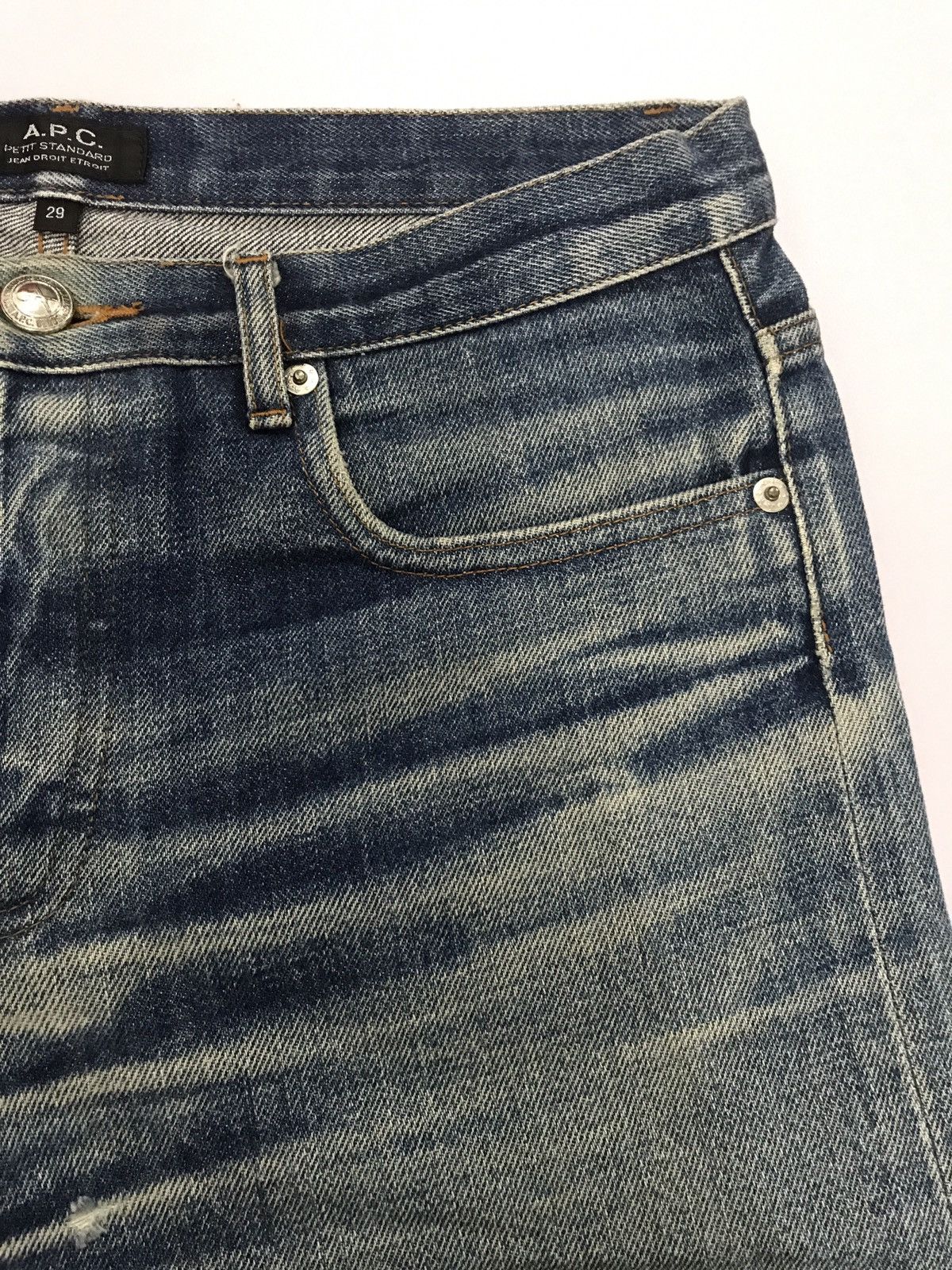 A.P.C. Vintage A.P.C. Distress Jean Size US 30 / EU 46 - 7 Thumbnail
