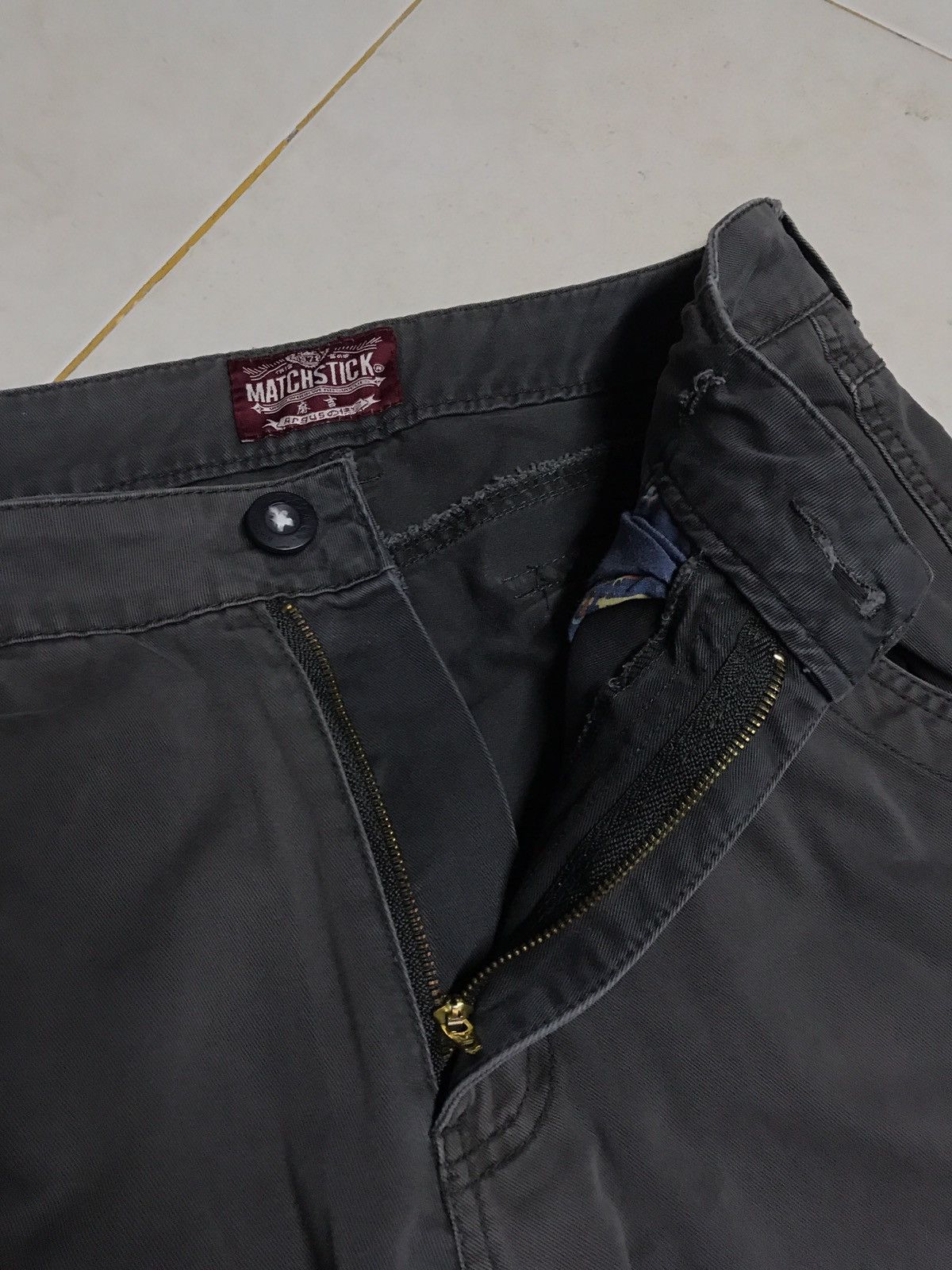 Japanese Brand × Vintage Vintage Matchstick cargo pant Size US 30 / EU 46 - 8 Thumbnail