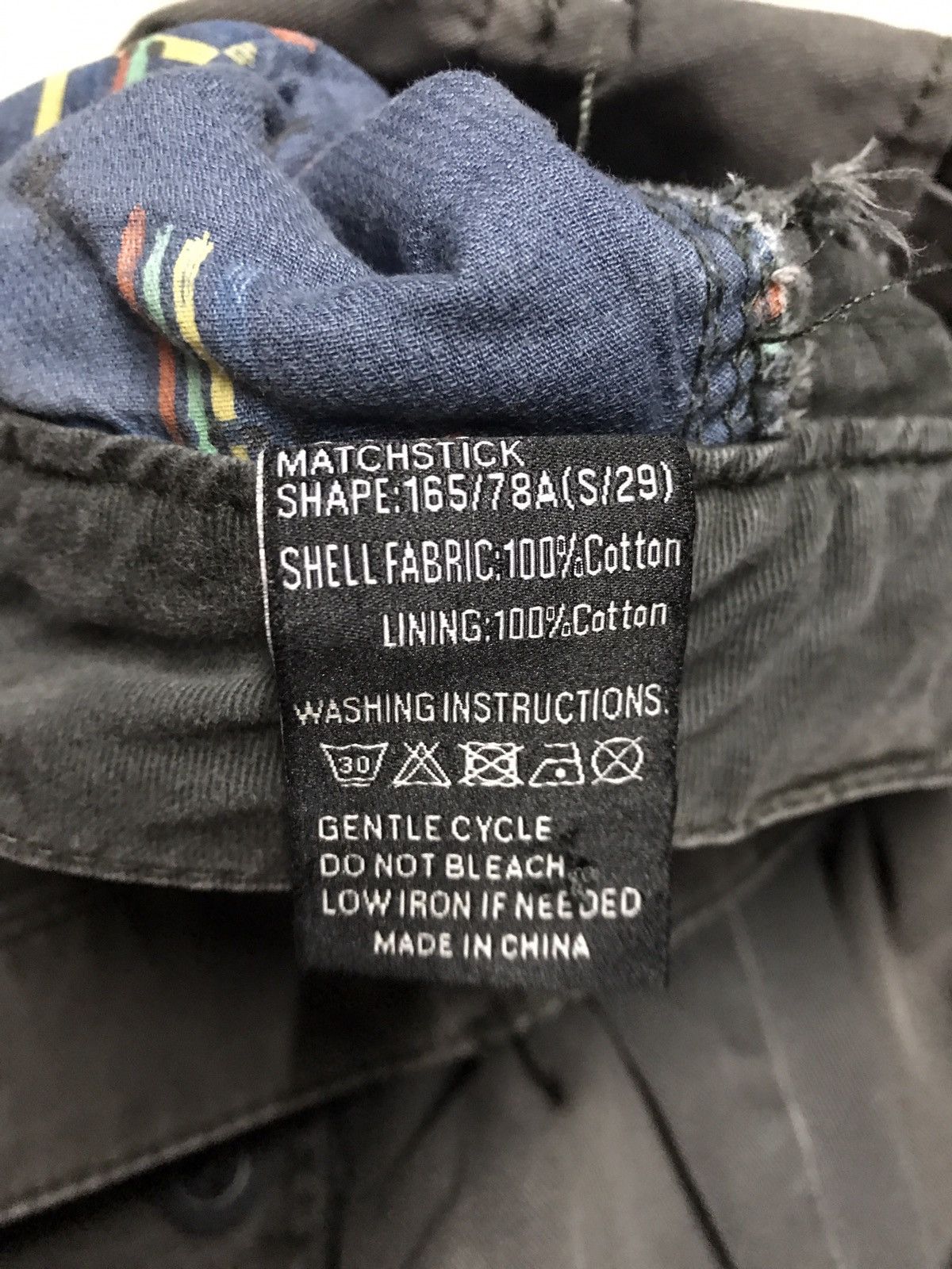 Japanese Brand × Vintage Vintage Matchstick cargo pant Size US 30 / EU 46 - 10 Thumbnail