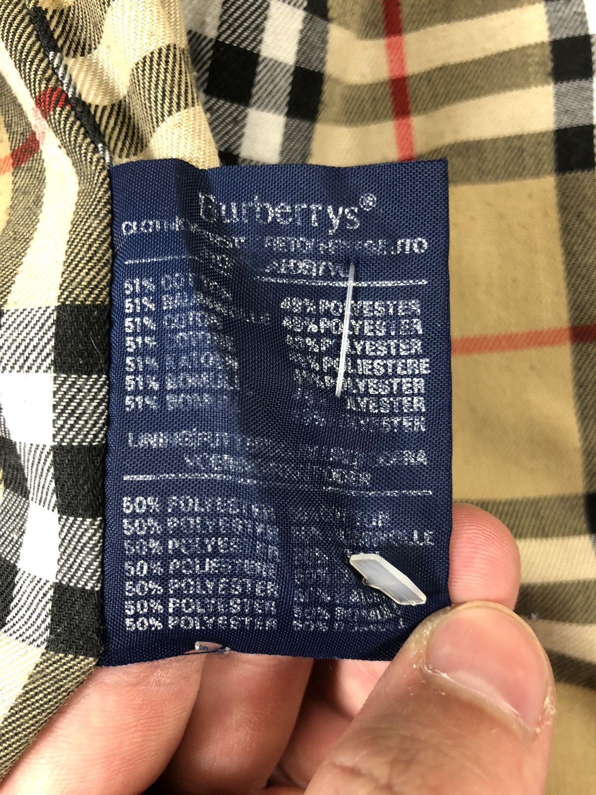 Burberry × Vintage Burberry vintage nova check plated trench Size XL / US 12-14 / IT 48-50 - 7 Thumbnail