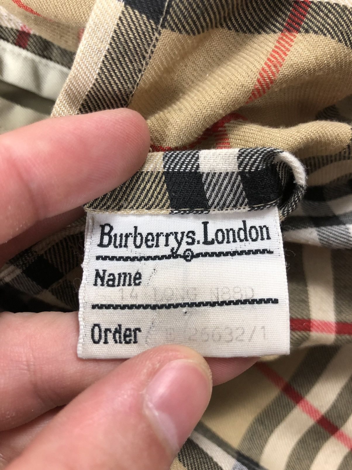 Burberry × Vintage Burberry vintage nova check plated trench Size XL / US 12-14 / IT 48-50 - 8 Thumbnail