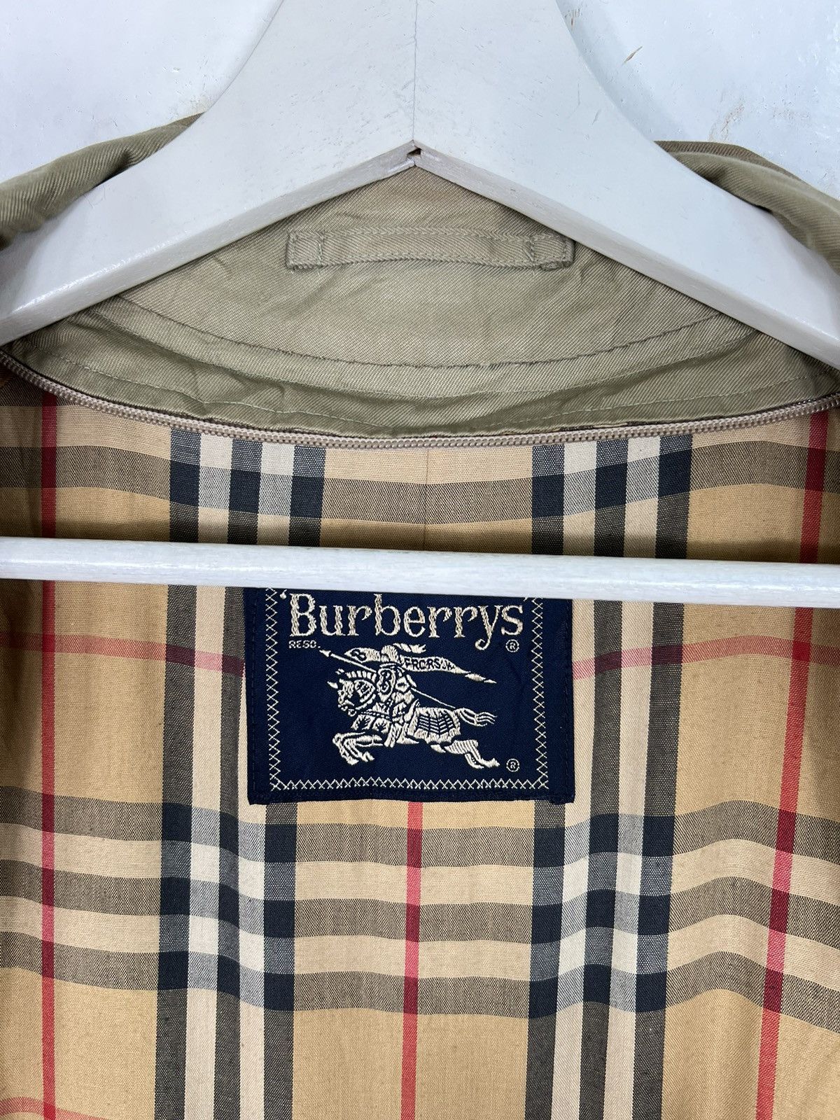 Burberry 🔥 VINTAGE BURBERRY'S TRENCHCOAT NOVA CHECK LINER Size US M / EU 48-50 / 2 - 8 Thumbnail