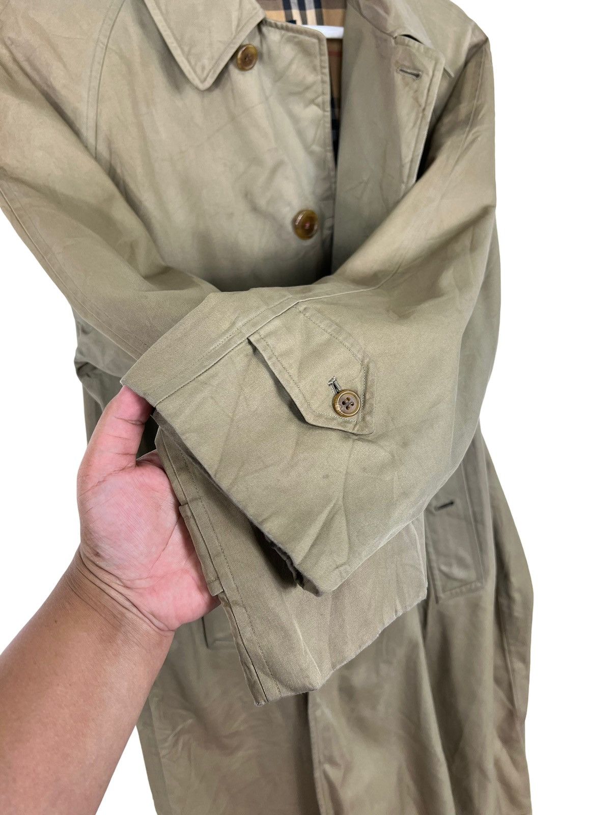 Burberry 🔥 VINTAGE BURBERRY'S TRENCHCOAT NOVA CHECK LINER Size US M / EU 48-50 / 2 - 7 Thumbnail