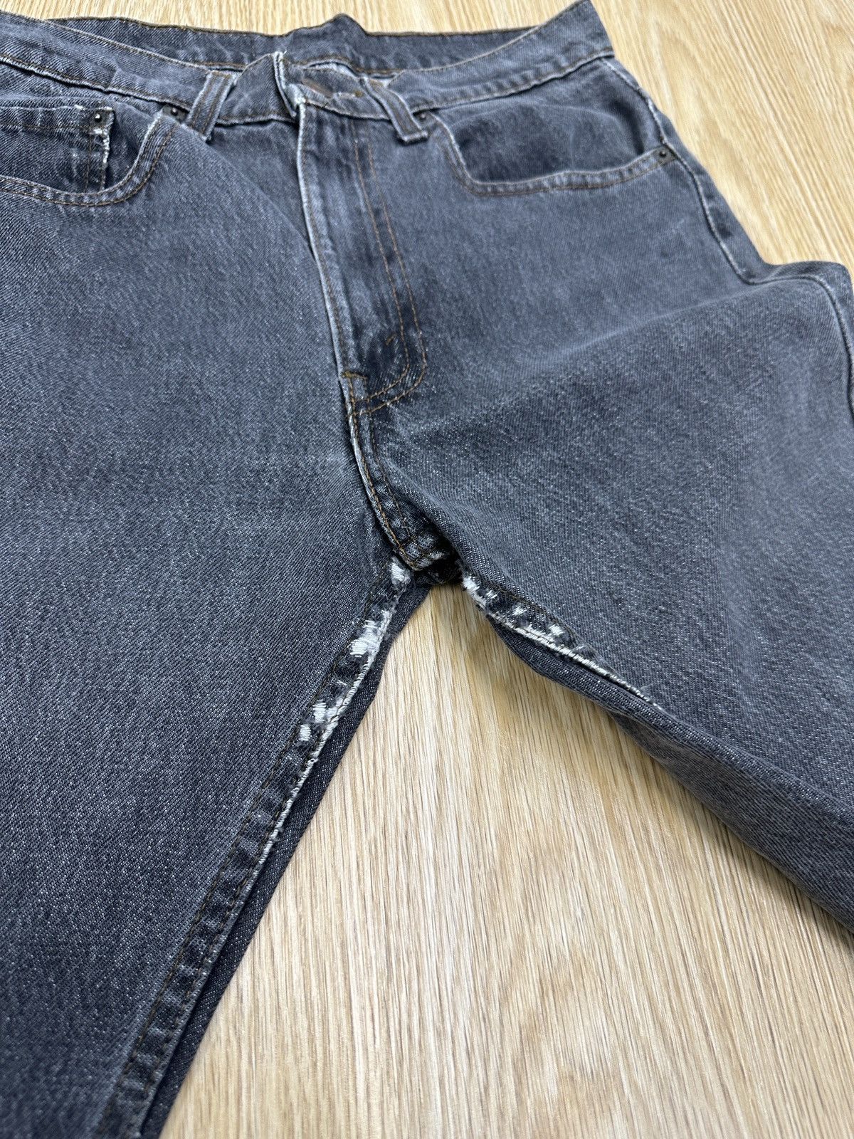 Vintage Levis 505 USA 1998 Grey Denim J502