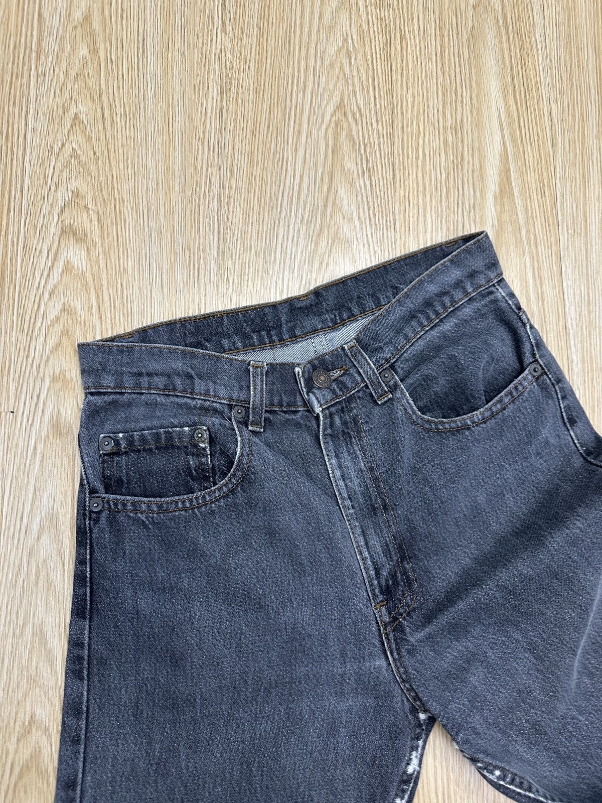Vintage Levis 505 USA 1998 Grey Denim J502