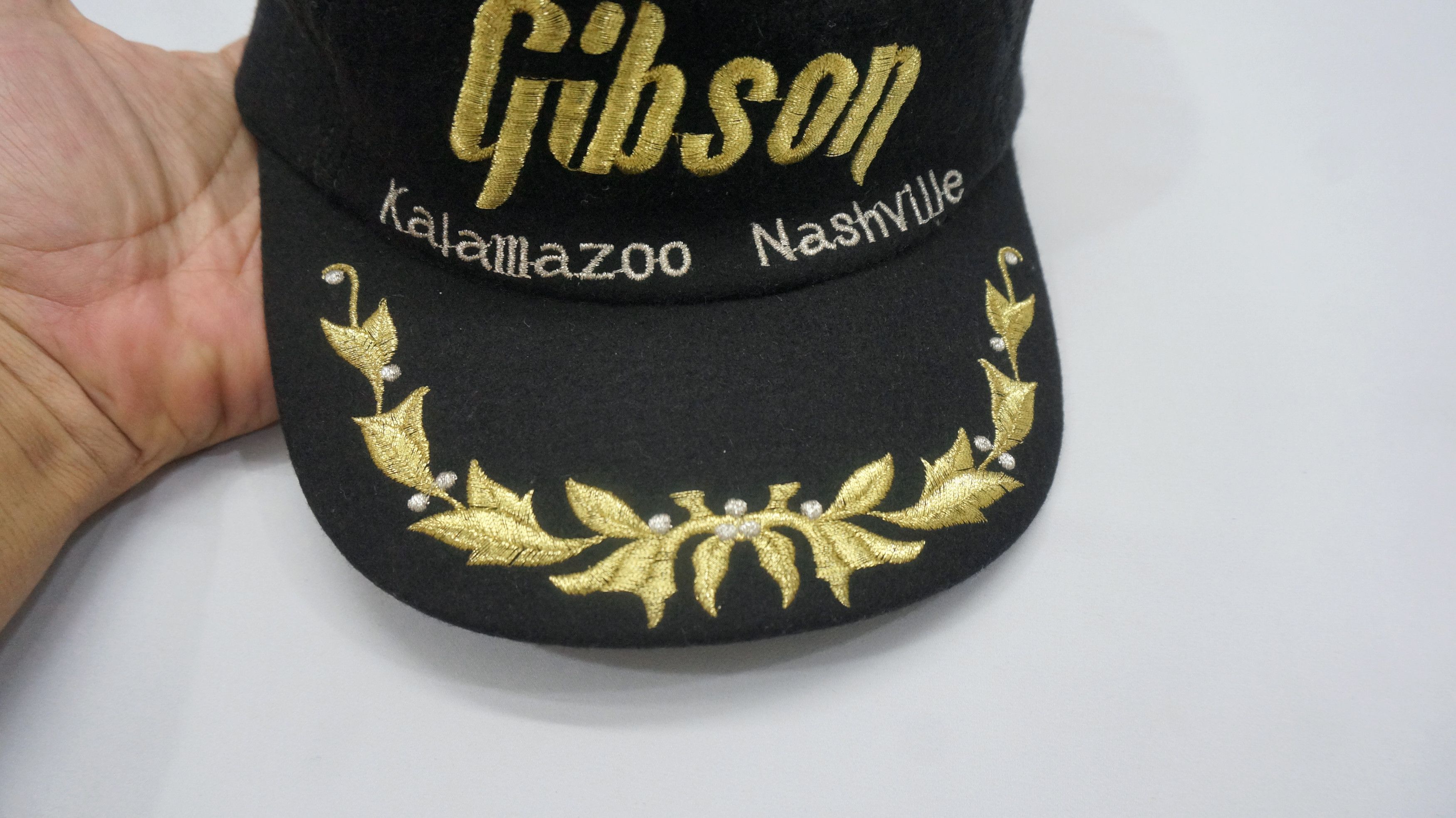 Vintage Rare Vintage 80s GIBSON Wool Cap Size ONE SIZE - 8 Thumbnail