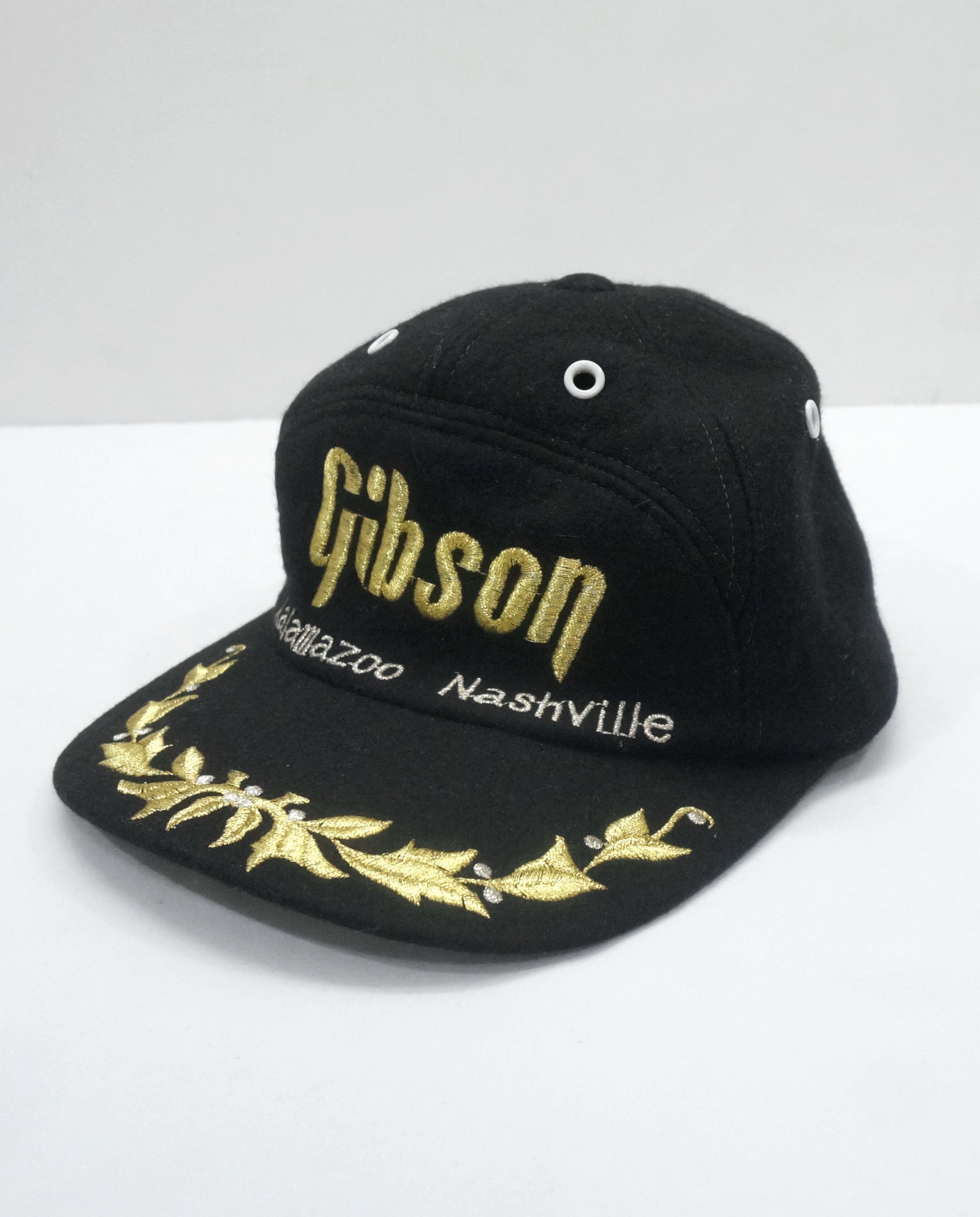Vintage Rare Vintage 80s GIBSON Wool Cap Size ONE SIZE - 2 Thumbnail