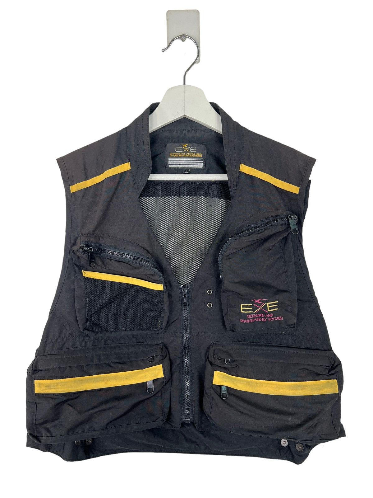 Japanese Brand 🔥 EXE OUTDOOR GEAR BY RYOBI FISHING TECHNICAL VEST Size US M / EU 48-50 / 2 - 5 Thumbnail