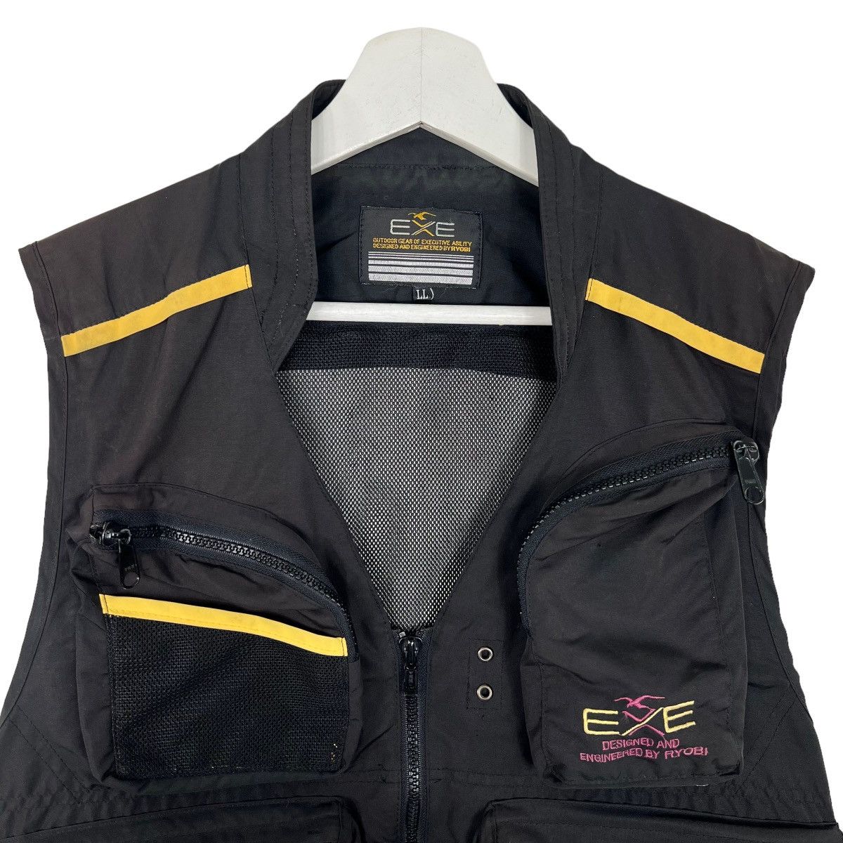 Japanese Brand 🔥 EXE OUTDOOR GEAR BY RYOBI FISHING TECHNICAL VEST Size US M / EU 48-50 / 2 - 3 Thumbnail