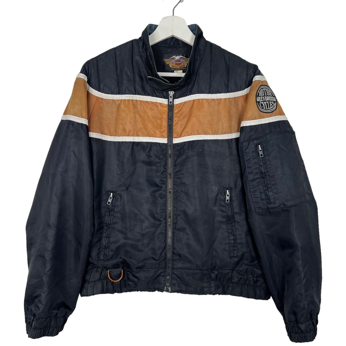 Harley Davidson 🔥 VINTAGE 80s HARLEY DAVIDSON RACING Size US M / EU 48-50 / 2 - 2 Thumbnail