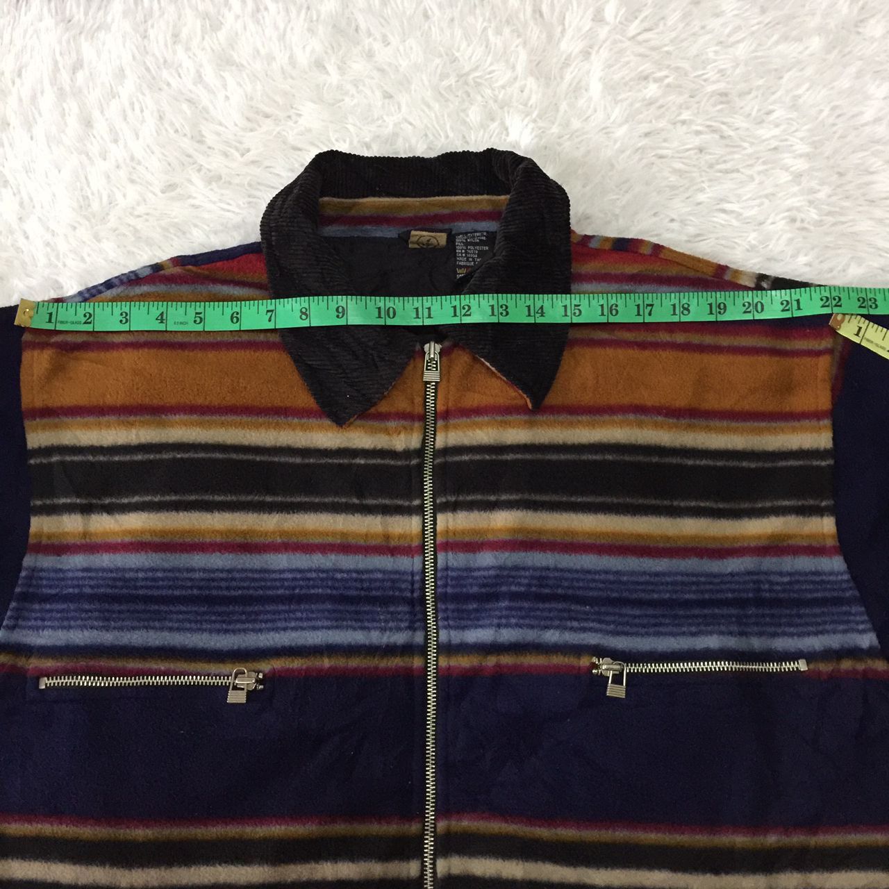 Japanese Brand Nice Bar Color Zipper Jacket Size US L / EU 52-54 / 3 - 8 Thumbnail