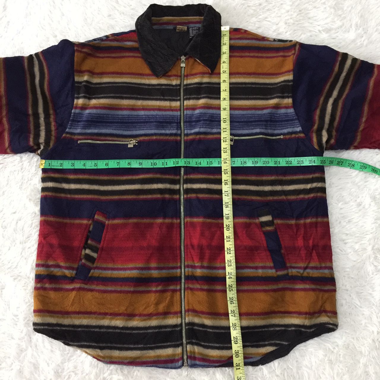 Japanese Brand Nice Bar Color Zipper Jacket Size US L / EU 52-54 / 3 - 7 Thumbnail