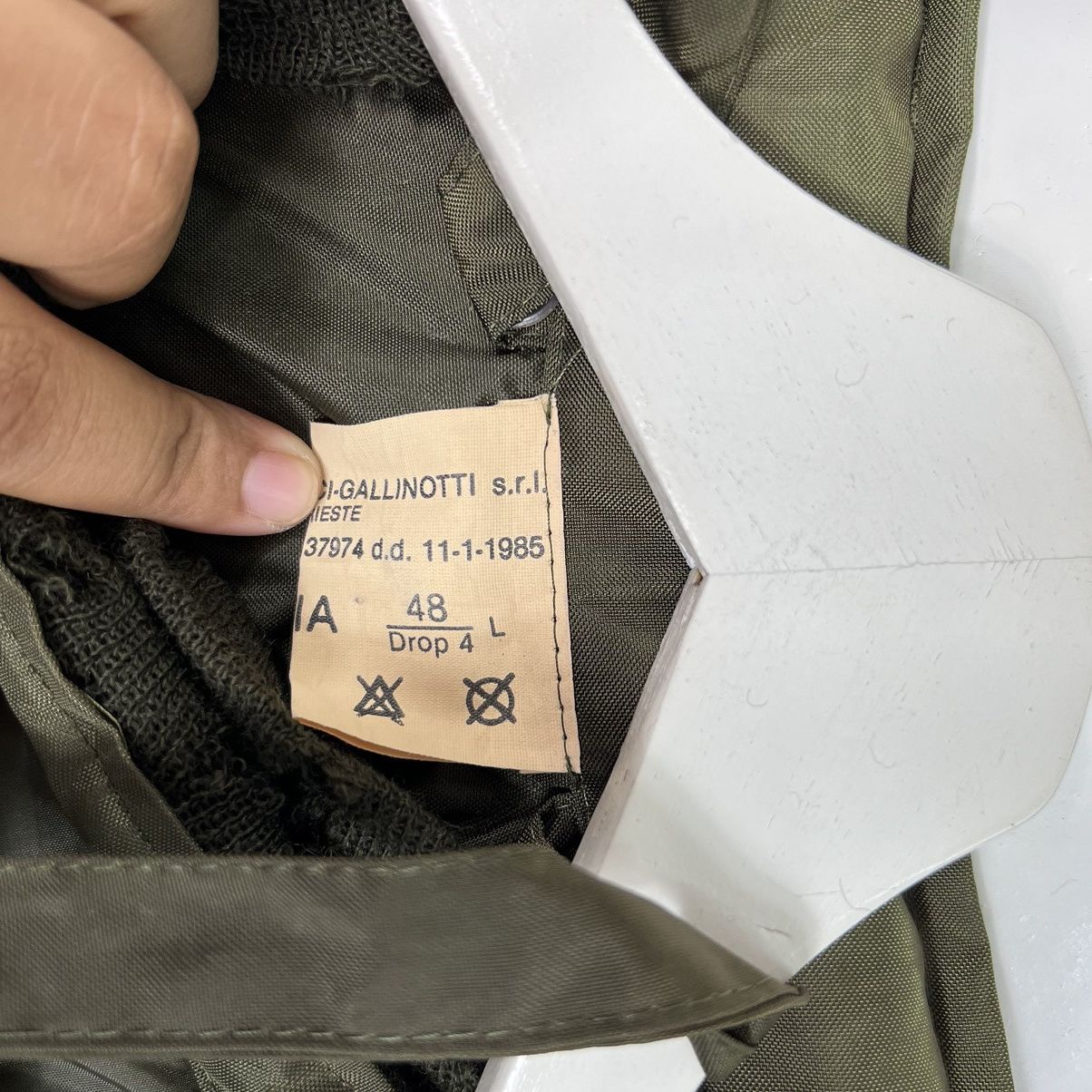 Other 🔥 VINTAGE MILITARY JACKET OPTI ZIPPER Size US M / EU 48-50 / 2 - 11 Thumbnail
