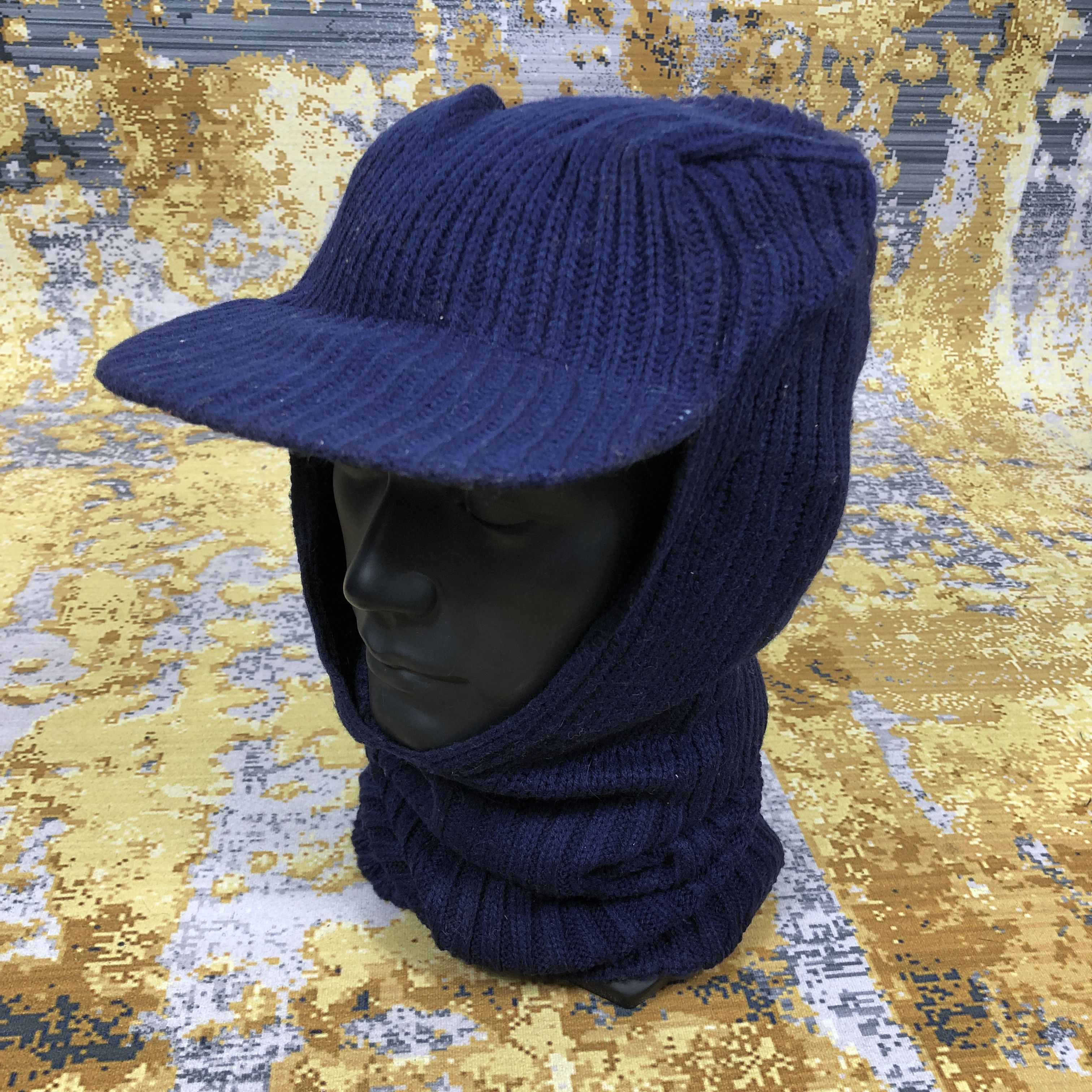Vintage Vintage Ski Mask Visor Beanie Hat B1795 Size ONE SIZE - 1 Thumbnail