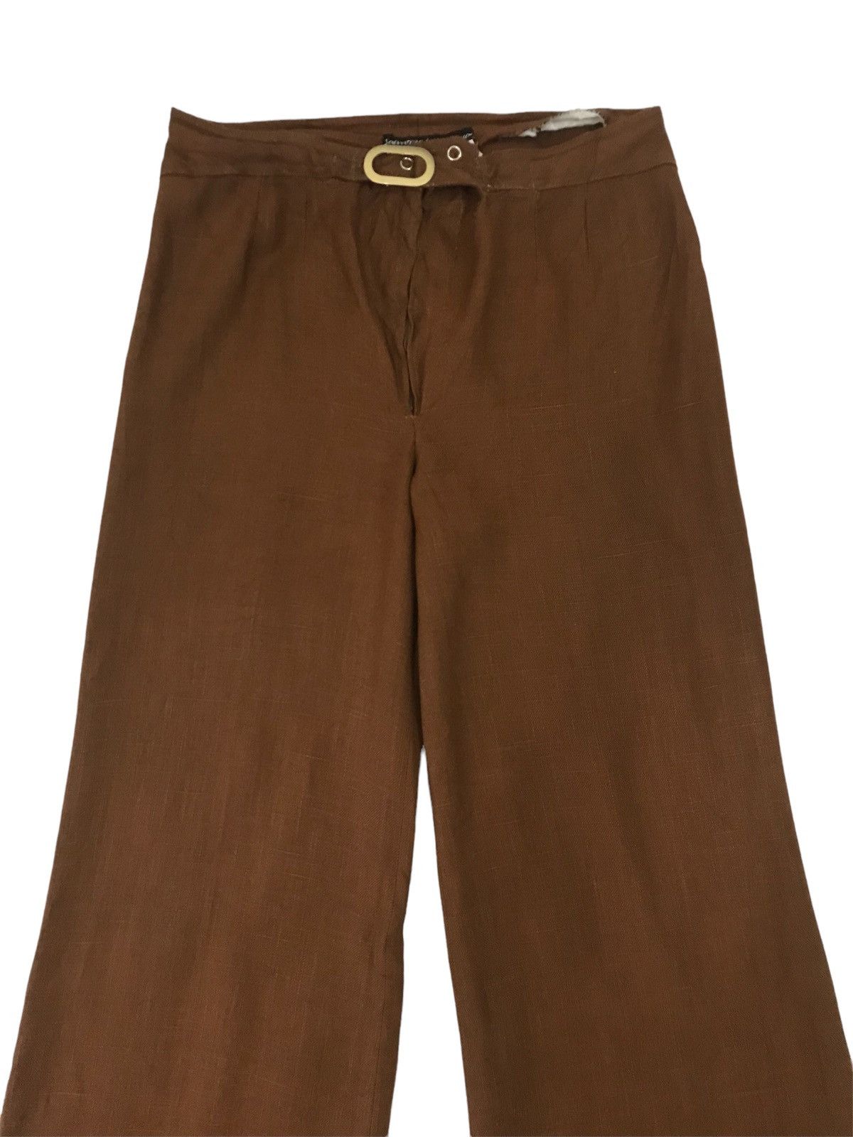 Designer × Salvatore Ferragamo × Vintage Vintage Salvatore Ferragamo Pant Viscosa Fabric Size 28" / US 6 / IT 42 - 2 Thumbnail