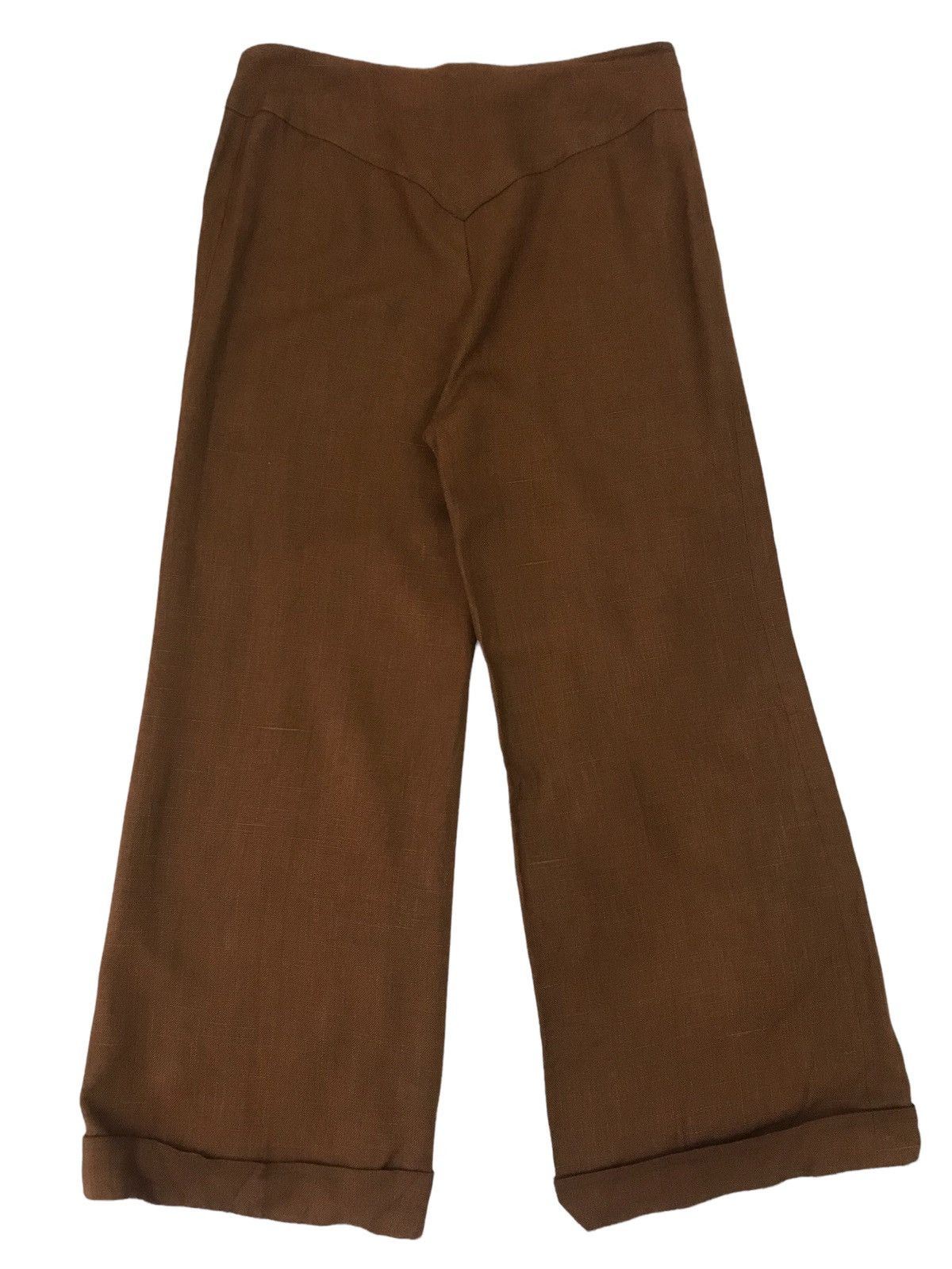 Designer × Salvatore Ferragamo × Vintage Vintage Salvatore Ferragamo Pant Viscosa Fabric Size 28" / US 6 / IT 42 - 4 Thumbnail