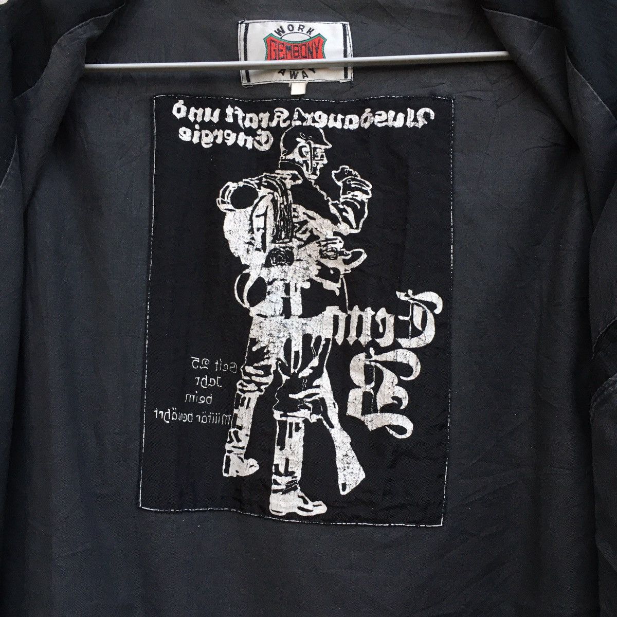Japanese Brand × Vintage Vintage Gembony Work Away Zip Up Jacket Big Logo Size US L / EU 52-54 / 3 - 7 Thumbnail
