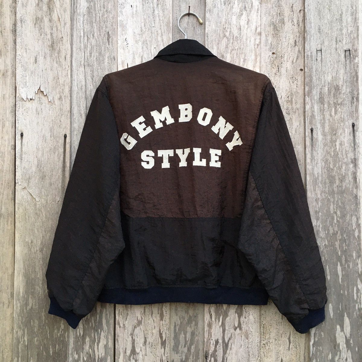 Japanese Brand × Vintage Vintage Gembony Work Away Zip Up Jacket Big Logo Size US L / EU 52-54 / 3 - 10 Thumbnail