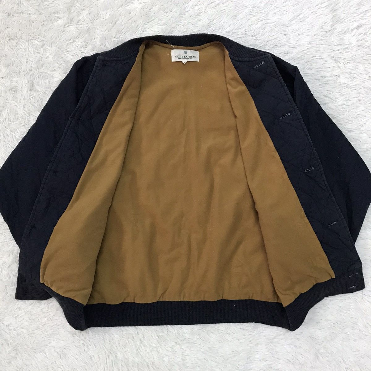 Japanese Brand Night Express The Good Feeling Button Quilted Jacket Size US M / EU 48-50 / 2 - 12 Thumbnail