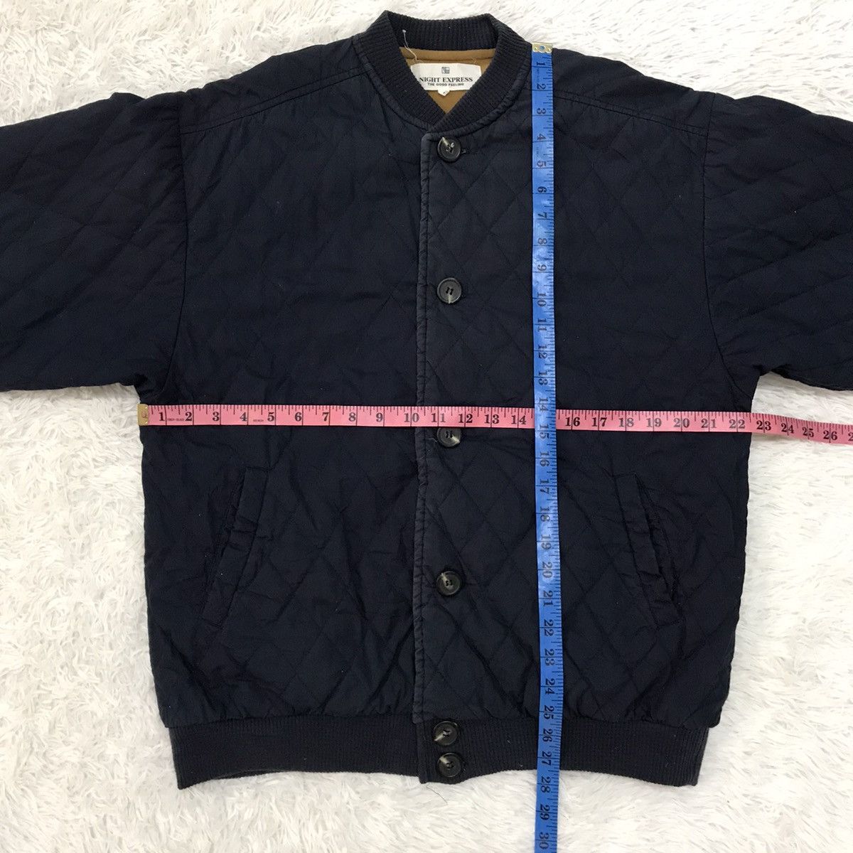 Japanese Brand Night Express The Good Feeling Button Quilted Jacket Size US M / EU 48-50 / 2 - 16 Thumbnail
