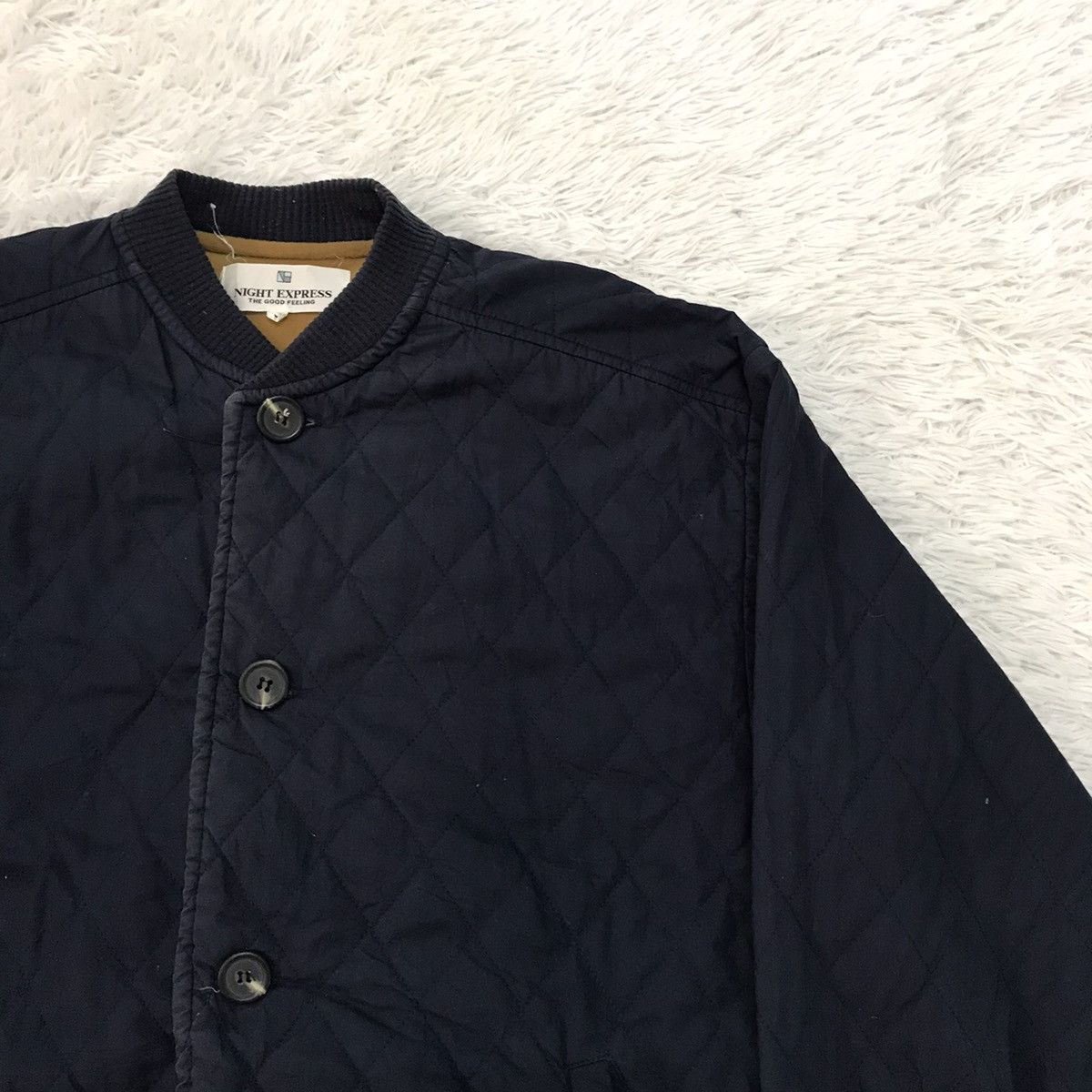 Japanese Brand Night Express The Good Feeling Button Quilted Jacket Size US M / EU 48-50 / 2 - 5 Thumbnail