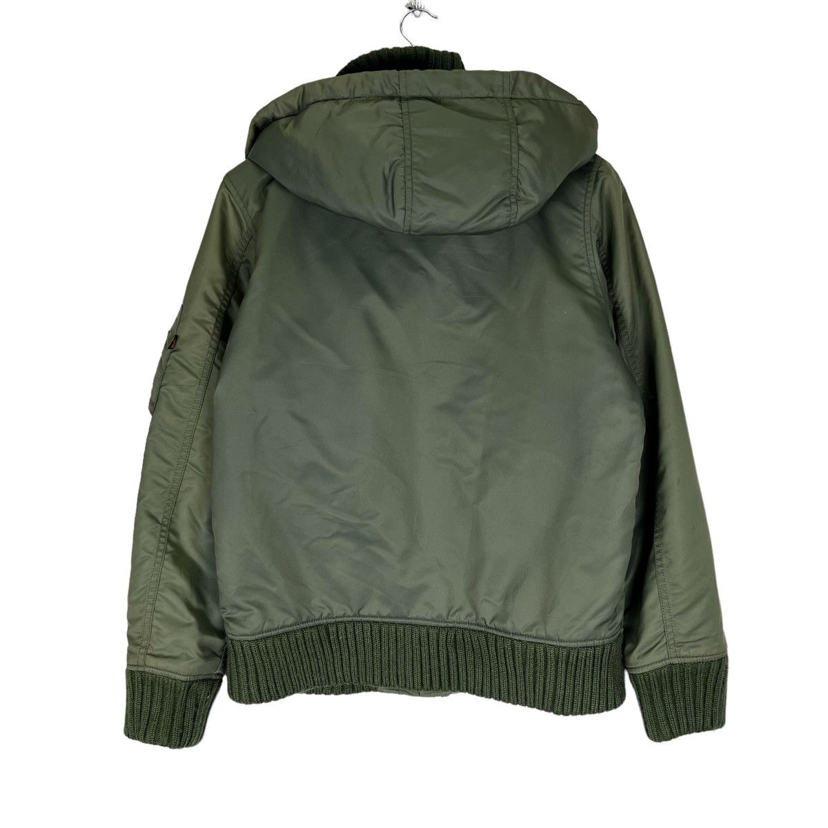 Alpha Industries 🔥ALPHA INDUSTRIES HOODIE BOMBER JACKET Size M / US 6-8 / IT 42-44 - 8 Thumbnail