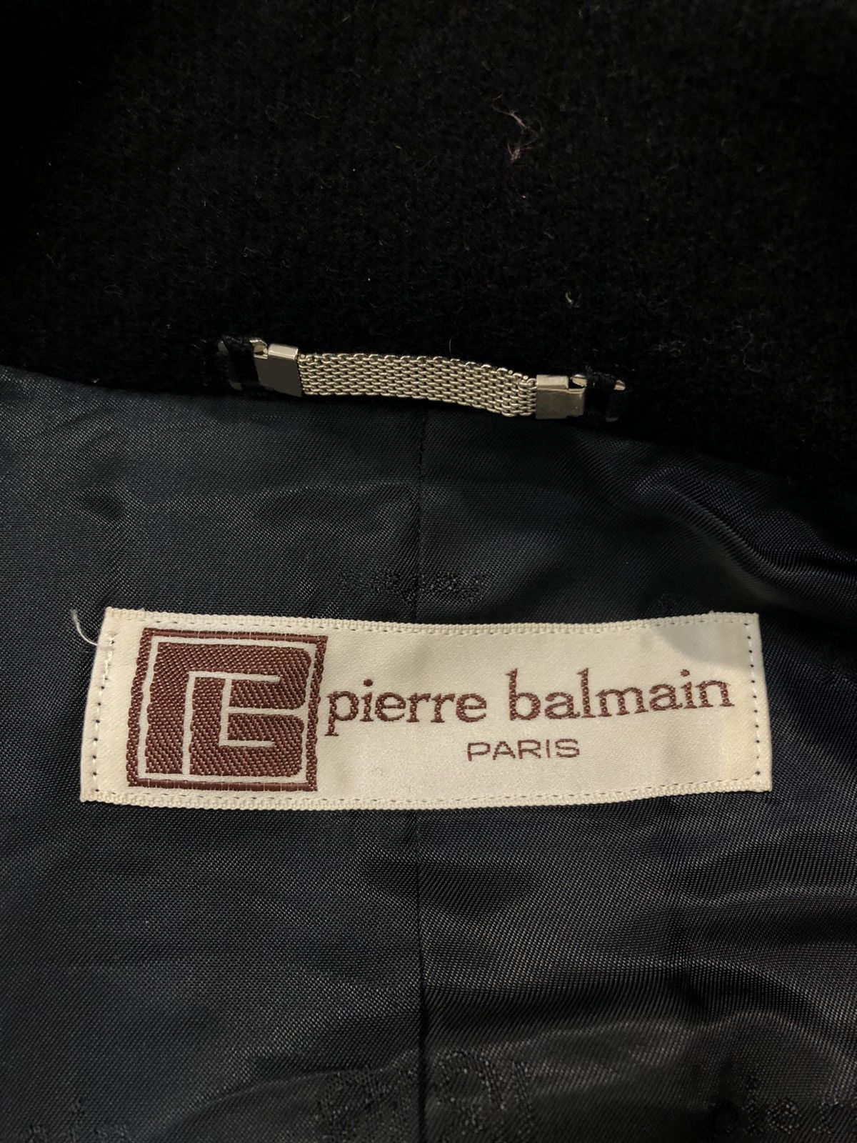 Designer × Pierre Balmain Pierre Balmain Paris Side Breast Button Padded Parka Jacket Size US M / EU 48-50 / 2 - 6 Thumbnail