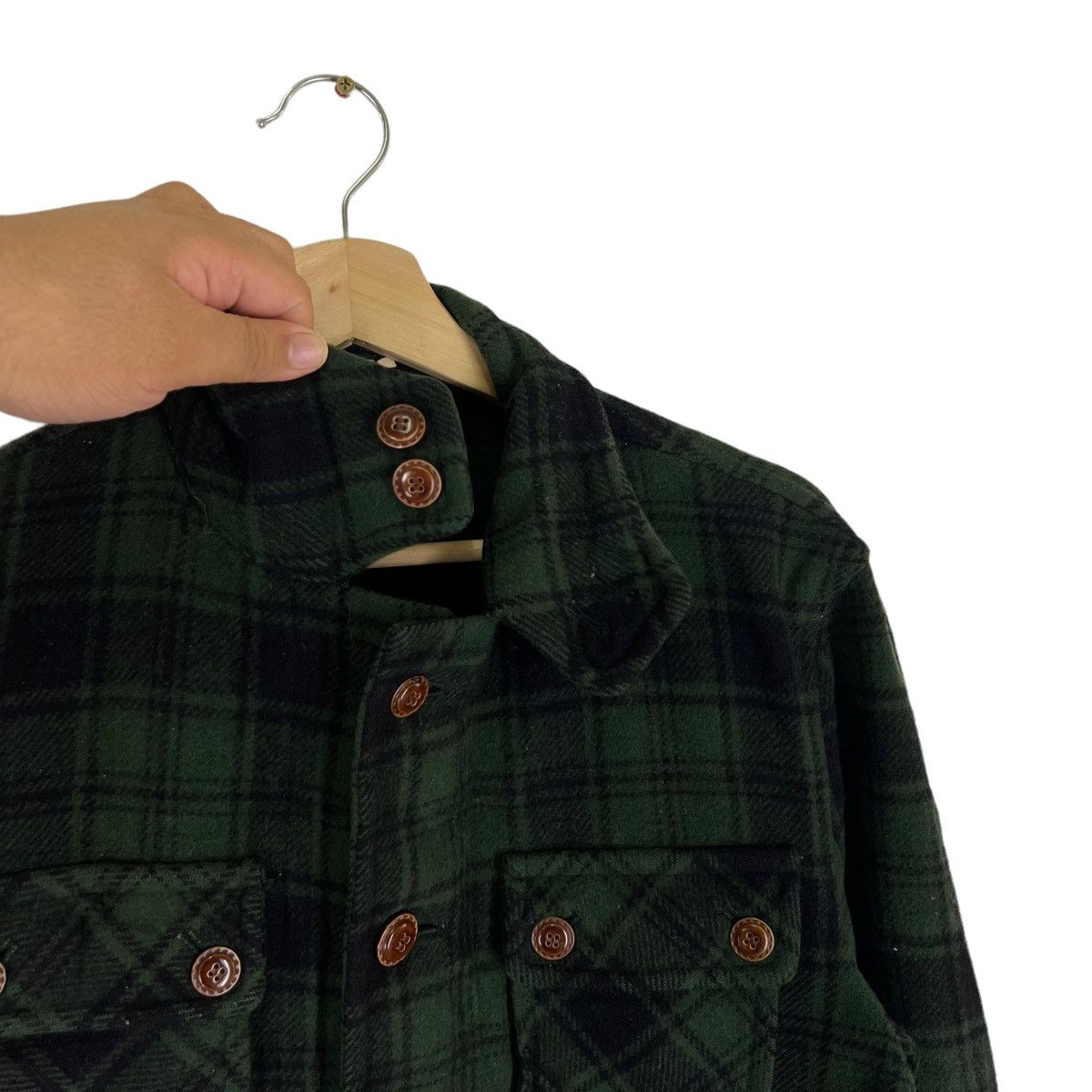 Japanese Brand × Vintage VINTAGE WOOL JACKET TARTAN DESIGN Size US L / EU 52-54 / 3 - 5 Thumbnail