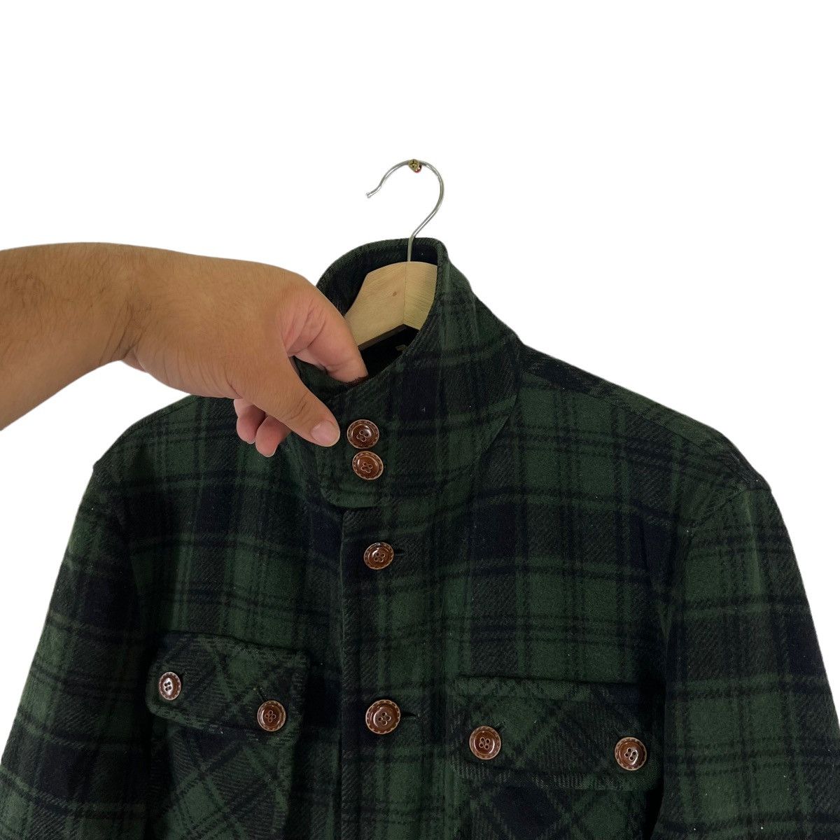 Japanese Brand × Vintage VINTAGE WOOL JACKET TARTAN DESIGN Size US L / EU 52-54 / 3 - 9 Thumbnail