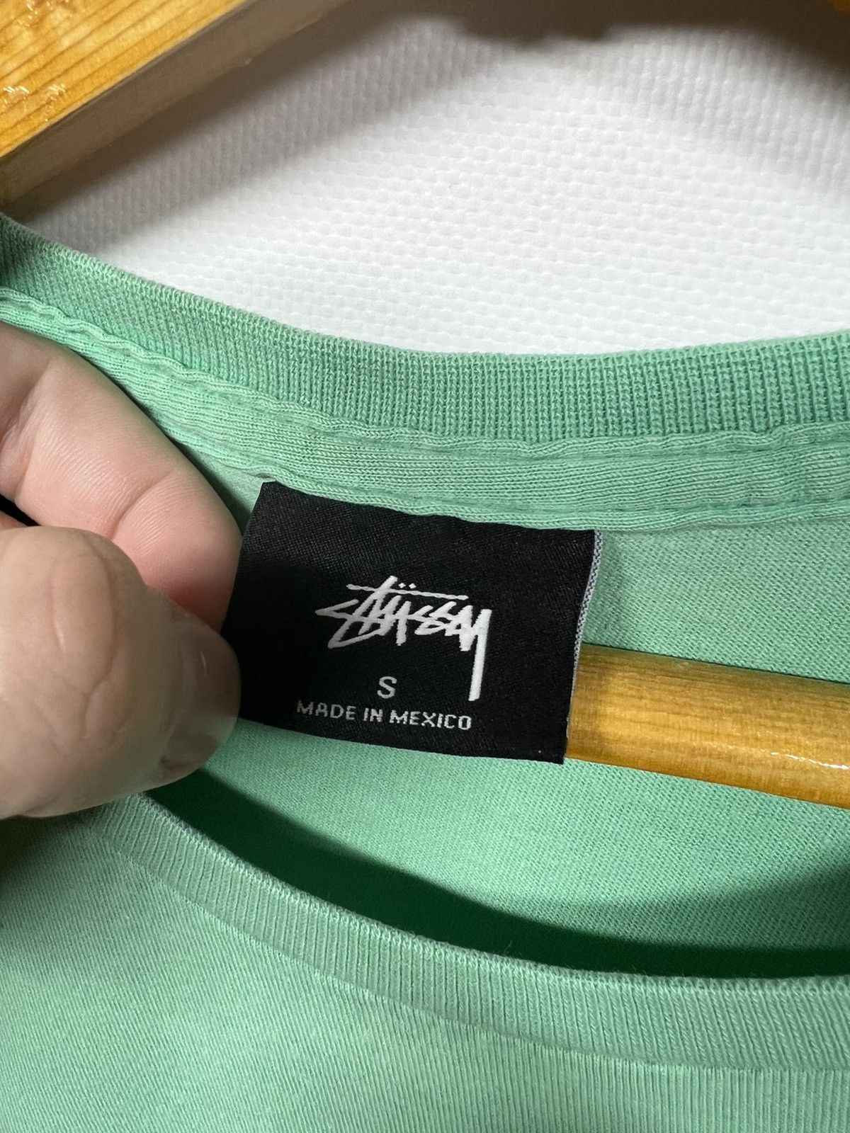 Stussy Vintage Y2k Stussy 💚 Spell Out Big Logo T-Shirt 00’s Size US S / EU 44-46 / 1 - 9 Thumbnail