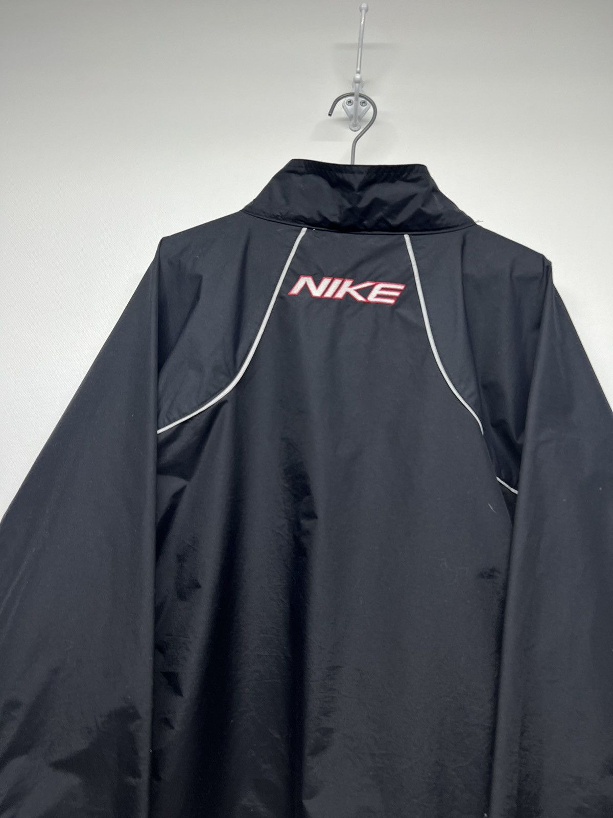 Nike × Vintage Vintage Y2k Nike Mini Swoosh Track Drill Jacket 00’s Size US XXL / EU 58 / 5 - 7 Thumbnail