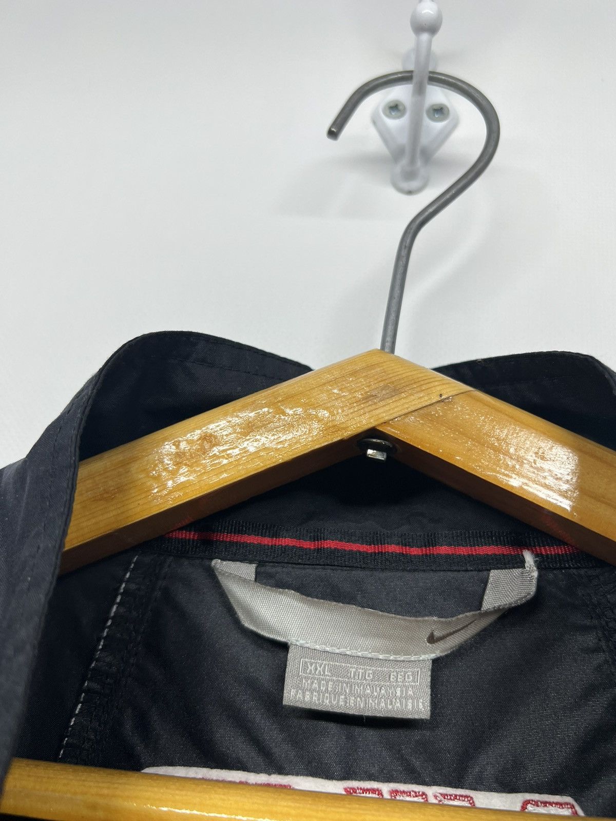 Nike × Vintage Vintage Y2k Nike Mini Swoosh Track Drill Jacket 00’s Size US XXL / EU 58 / 5 - 10 Thumbnail