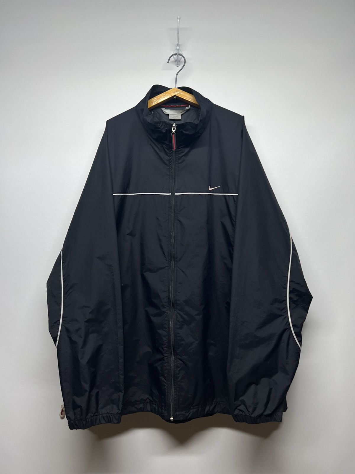 Nike × Vintage Vintage Y2k Nike Mini Swoosh Track Drill Jacket 00’s Size US XXL / EU 58 / 5 - 2 Thumbnail
