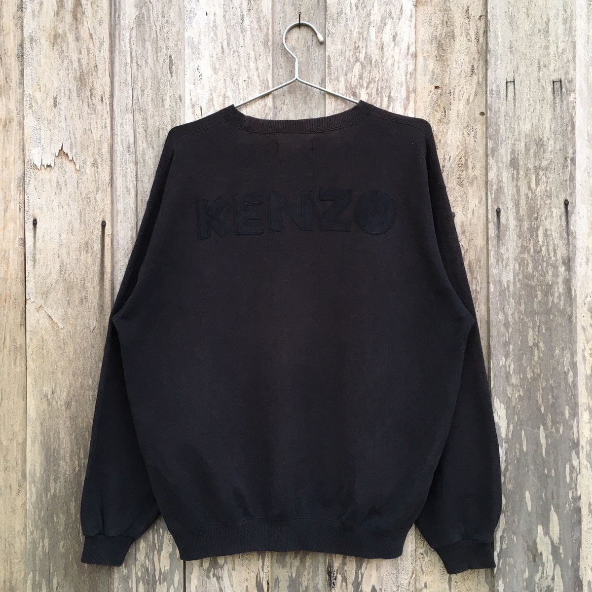 Kenzo × Vintage Vintage Kenzo Faded Crewneck Sweatshirt Size US L / EU 52-54 / 3 - 1 Thumbnail