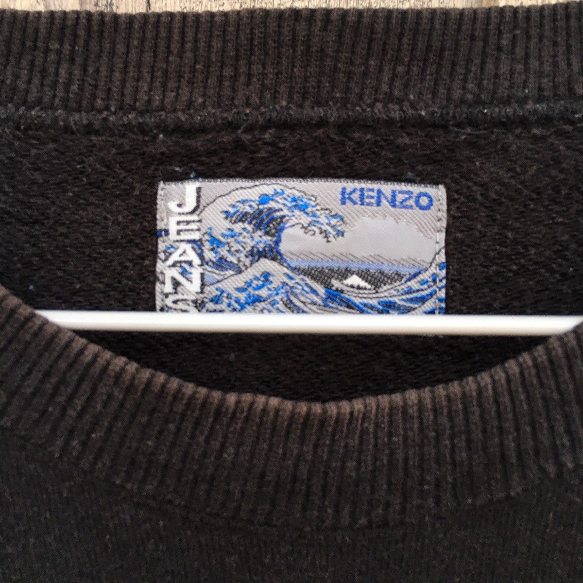 Kenzo × Vintage Vintage Kenzo Faded Crewneck Sweatshirt Size US L / EU 52-54 / 3 - 5 Thumbnail