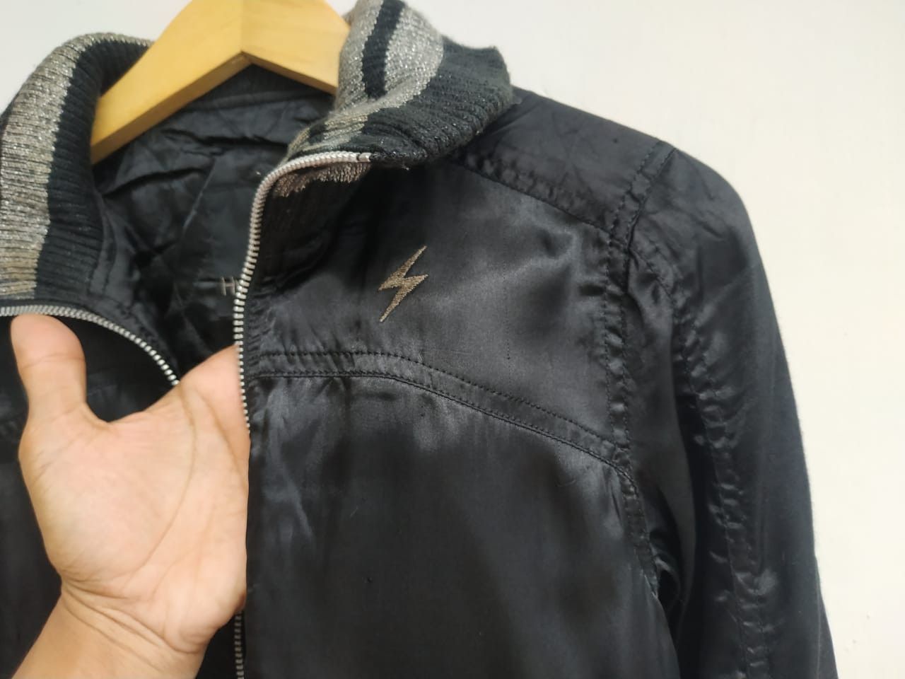 Hysteric Glamour Women S, Hysteric Glamour Satin Bomber Jacket Size XS / US 0-2 / IT 36-38 - 10 Thumbnail