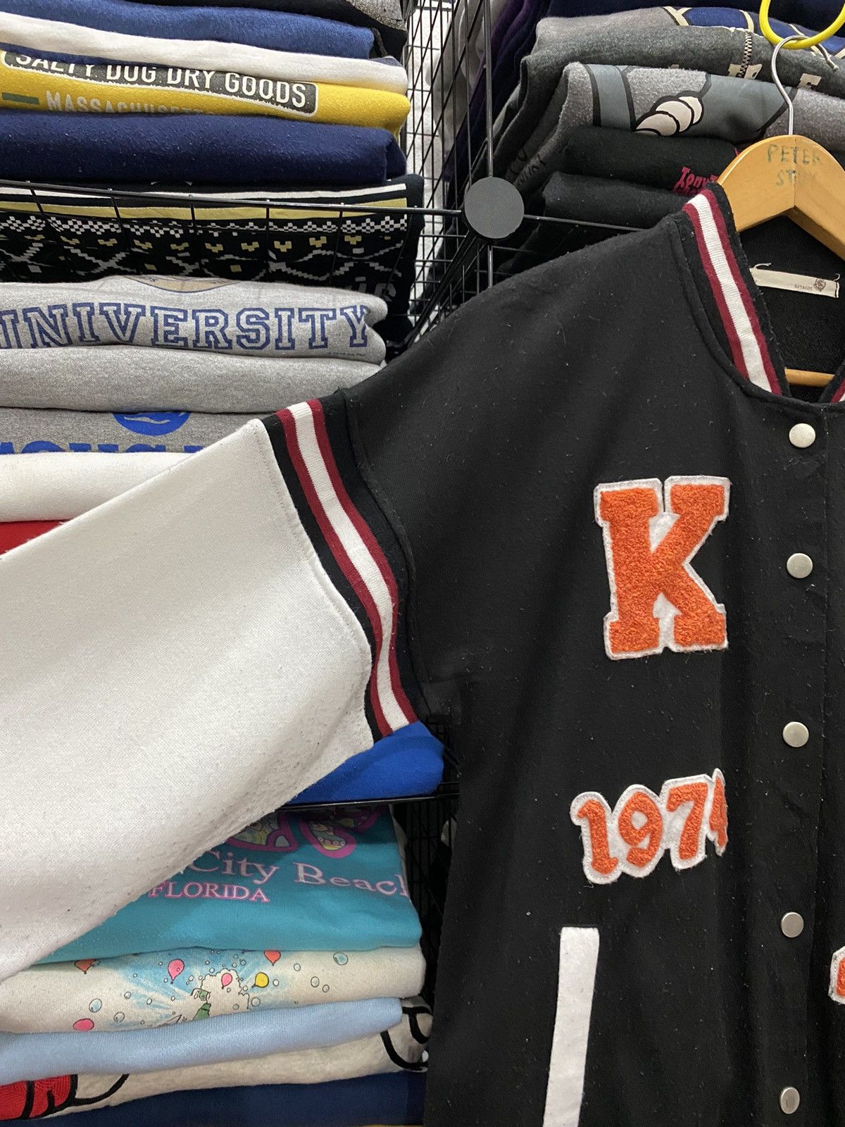 Japanese Brand GK RAK ESTACOT VARSITY POLYESTER SWEATER Size US M / EU 48-50 / 2 - 4 Thumbnail