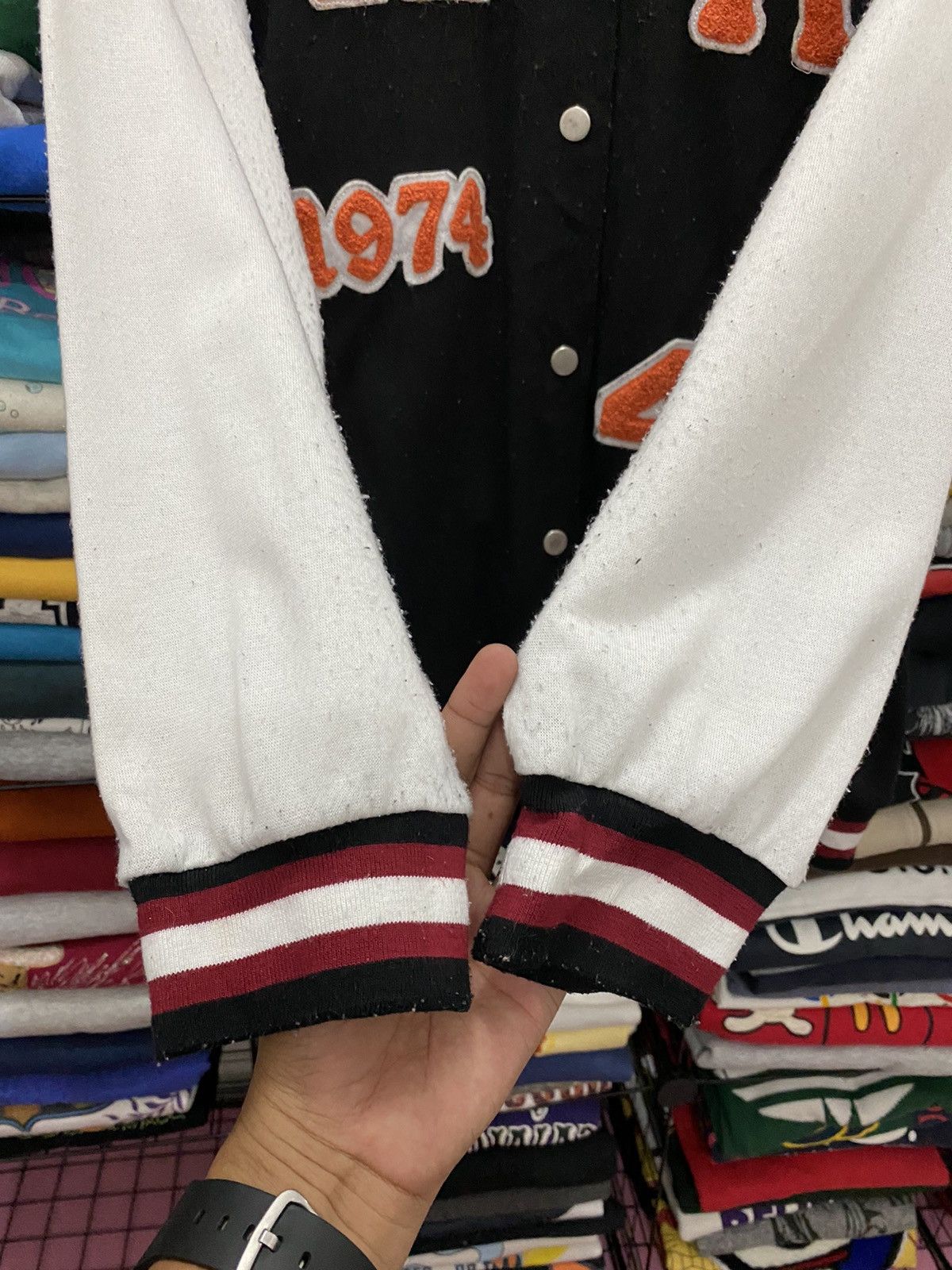 Japanese Brand GK RAK ESTACOT VARSITY POLYESTER SWEATER Size US M / EU 48-50 / 2 - 5 Thumbnail
