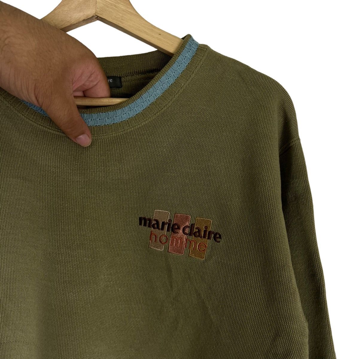 Japanese Brand VINTAGE MARIE CLAIRE HOMME SEWATSHIRT BIG LOGO Size US M / EU 48-50 / 2 - 4 Thumbnail
