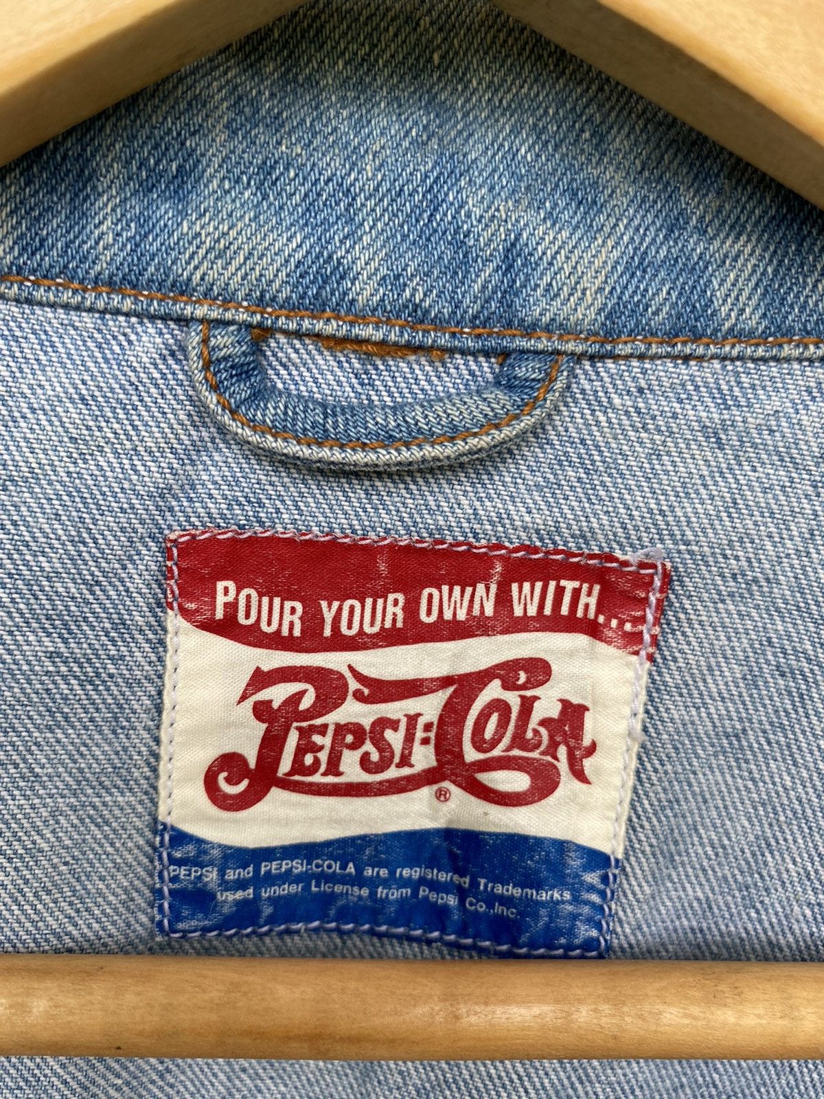 Coca Cola × Vintage G8 🔥RARE PEPSI-COLA DENIME VEST STYLE Size US S / EU 44-46 / 1 - 7 Thumbnail