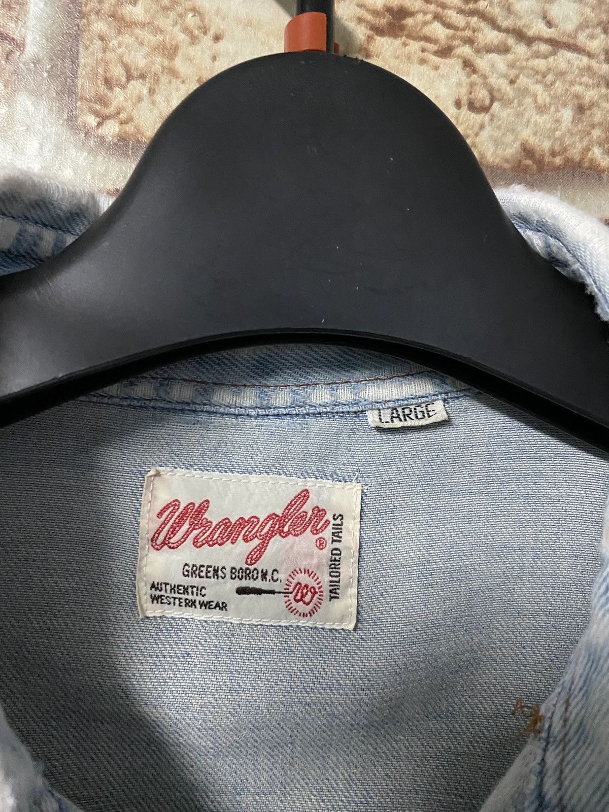 Wrangler Vintage Wrangler Stone Button Jacket Size US L / EU 52-54 / 3 - 8 Thumbnail