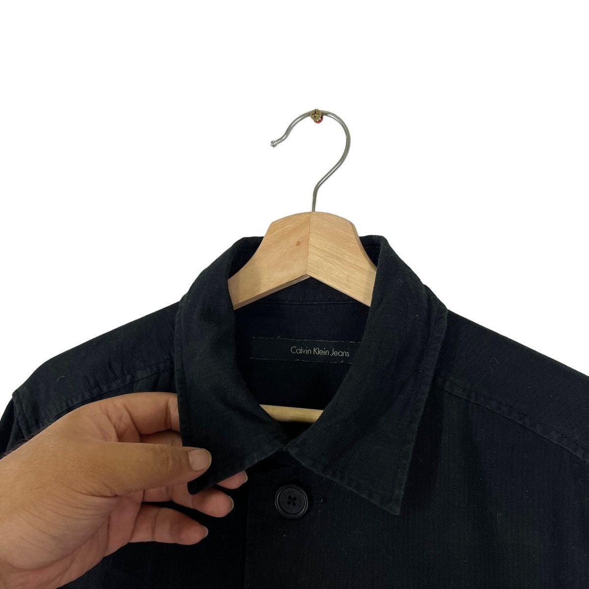 Japanese Brand VINTAGE CALVIN KLEIN JEANS JAPAN SHIRT BUTTON UPS Size US L / EU 52-54 / 3 - 7 Thumbnail