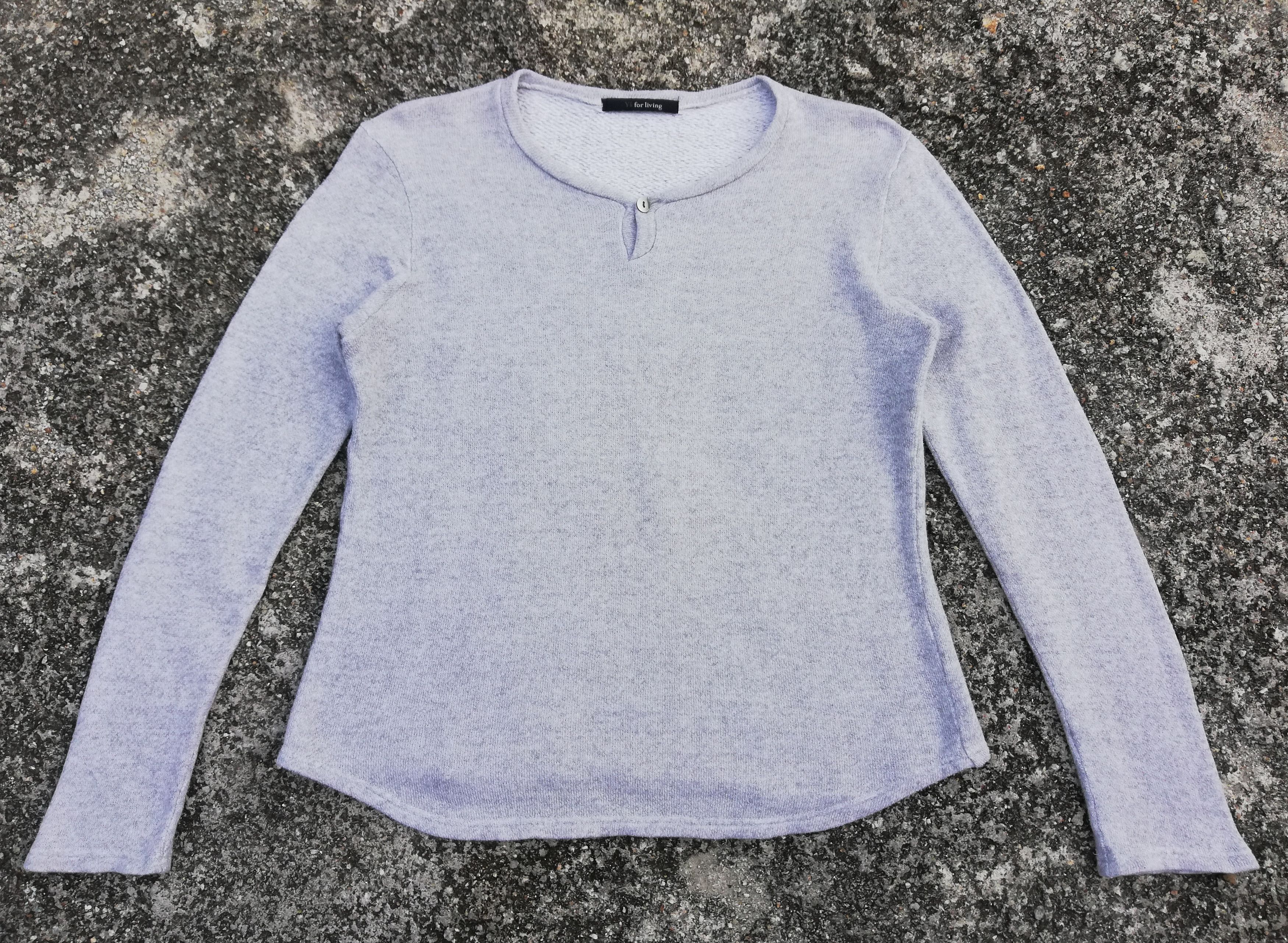 Y's for Men × Yohji Yamamoto 🔥Y's For Living By Yohji Yamamoto Long Sleeve Sweatshirt🔥 Size US S / EU 44-46 / 1 - 3 Thumbnail