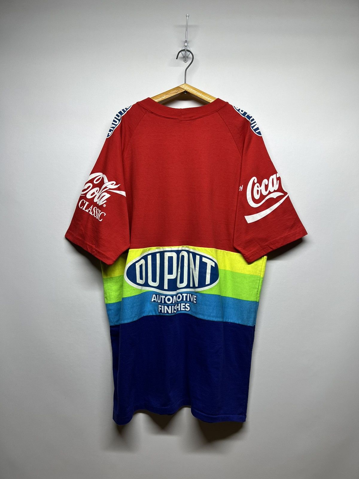 NASCAR Vintage Rare NASCAR Racing Winston Cup Du Point T-Shirt 90’s Size US XL / EU 56 / 4 - 7 Thumbnail