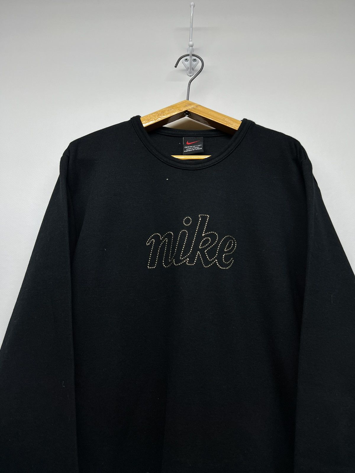 Vintage Vintage Y2k Nike Center Logo Rare Spell Out Sweatshirt 90’s Size M / US 6-8 / IT 42-44 - 2 Thumbnail