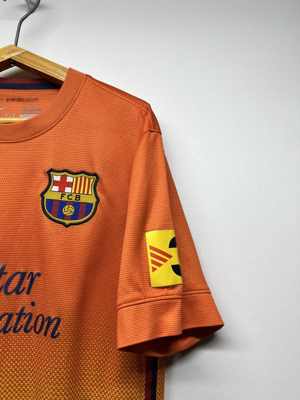 Nike 2012-2013 Nike Barcelona Qatar Foundation Away Kit Jersey Size US S / EU 44-46 / 1 - 5 Thumbnail