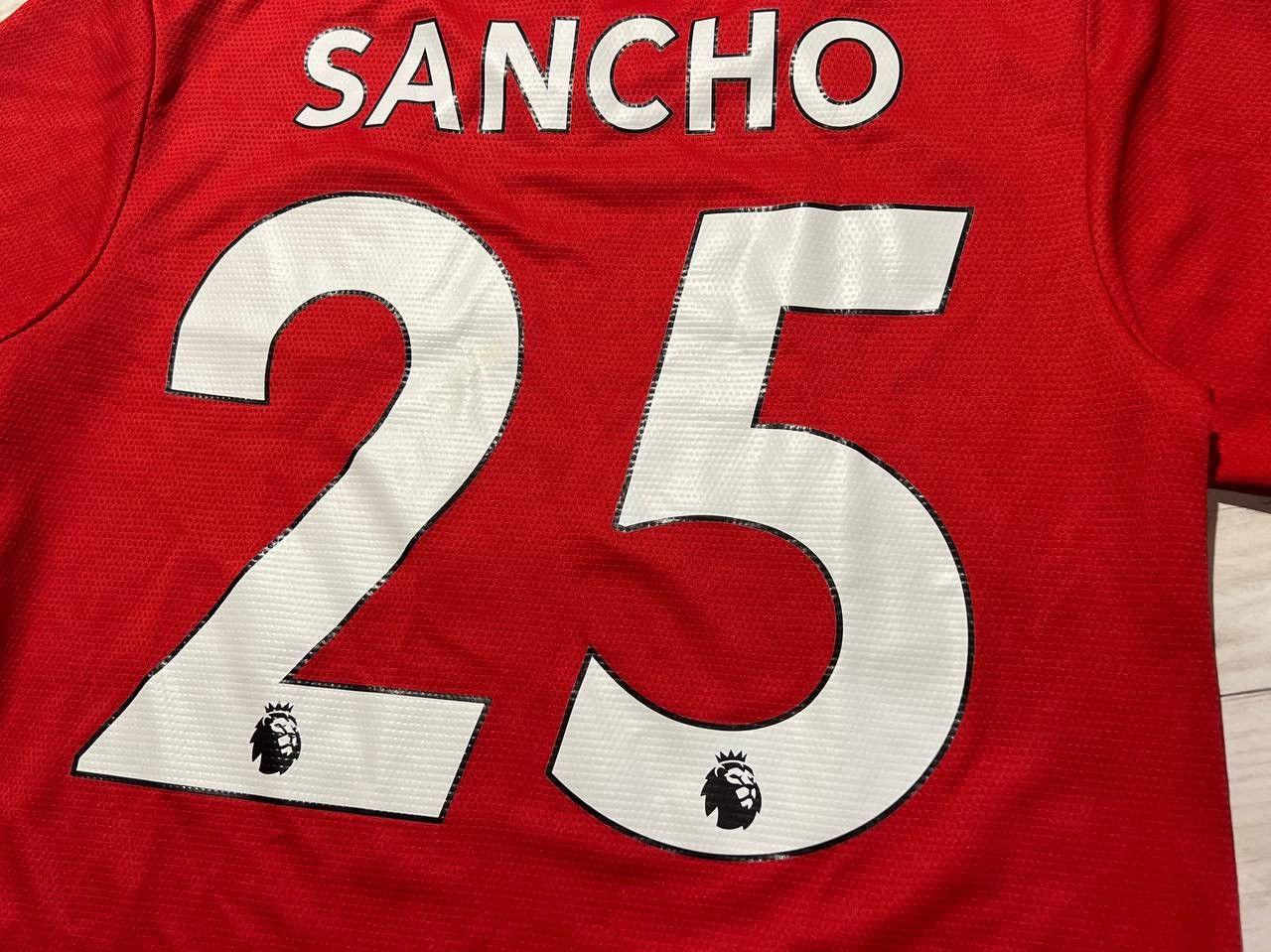 Adidas Adidas Manchester United 2021/2022 Sancho #25 Home Shirt Size US XS / EU 42 / 0 - 3 Thumbnail