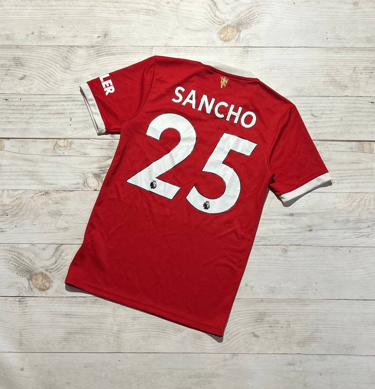 Adidas Adidas Manchester United 2021/2022 Sancho #25 Home Shirt Size US XS / EU 42 / 0 - 1 Thumbnail
